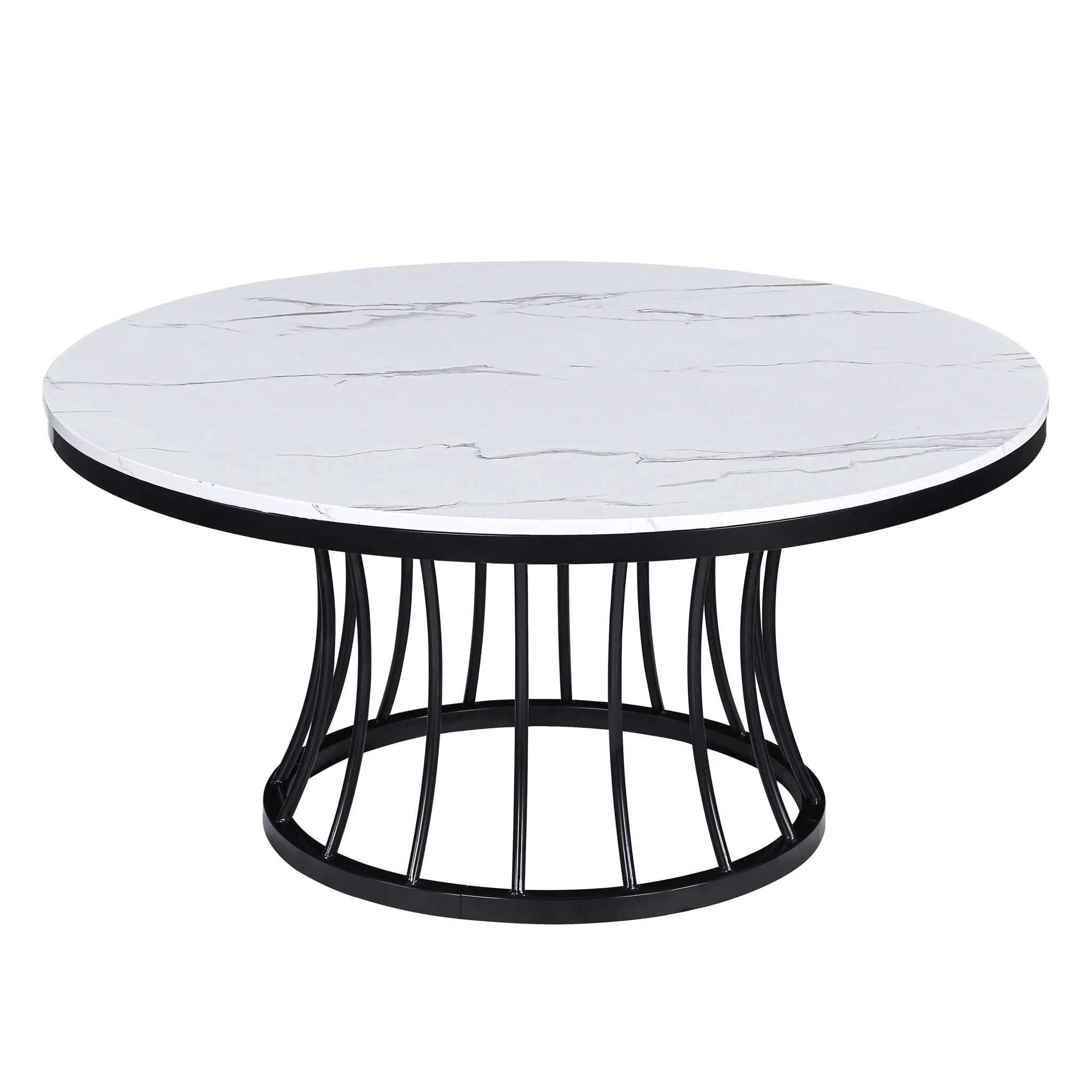 Hadley - 3-Piece Cocktail Table Set - White / Black - Image 2