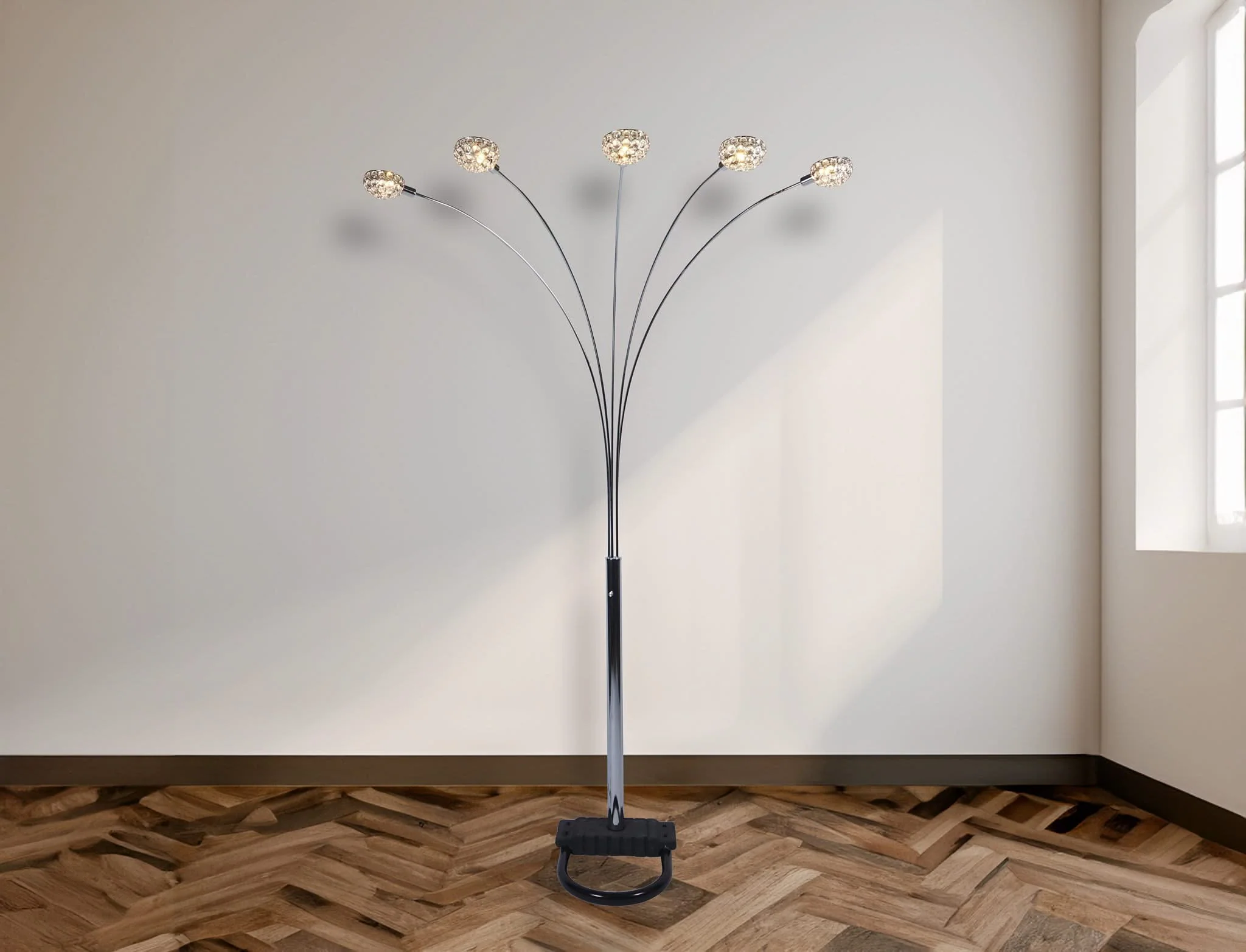 Half Moon Floor Lamp - Black - Image 3