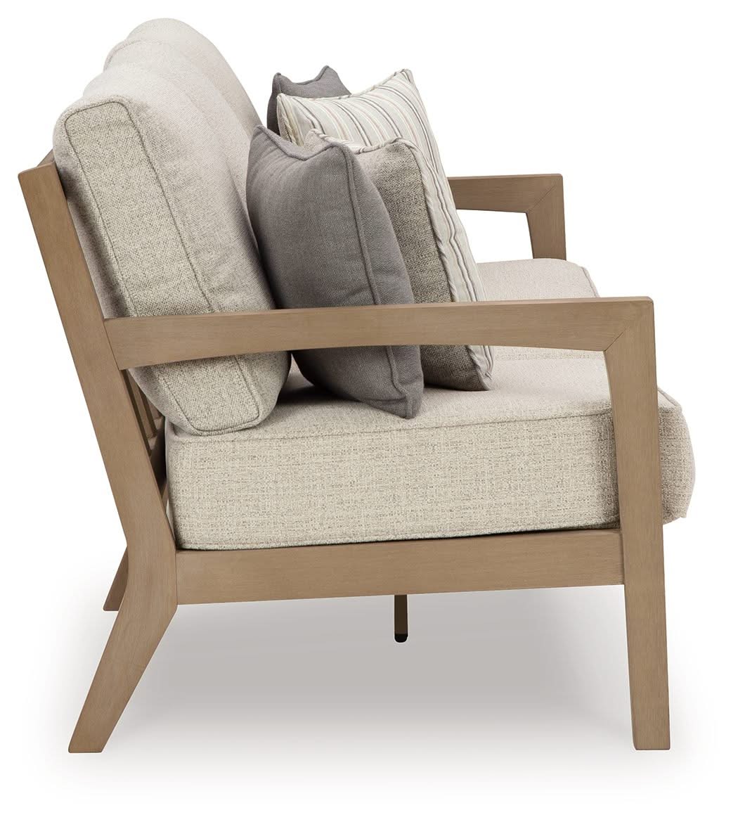 Hallow Creek - Sofa With Cushion - Driftwood - Image 3