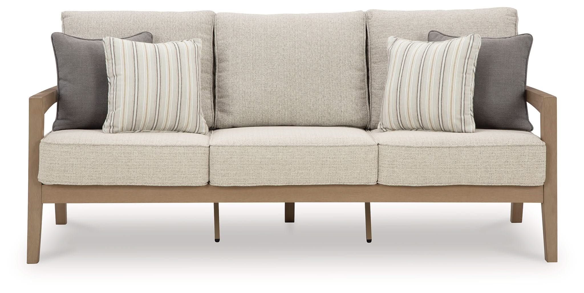 Hallow Creek - Sofa With Cushion - Driftwood - Image 4
