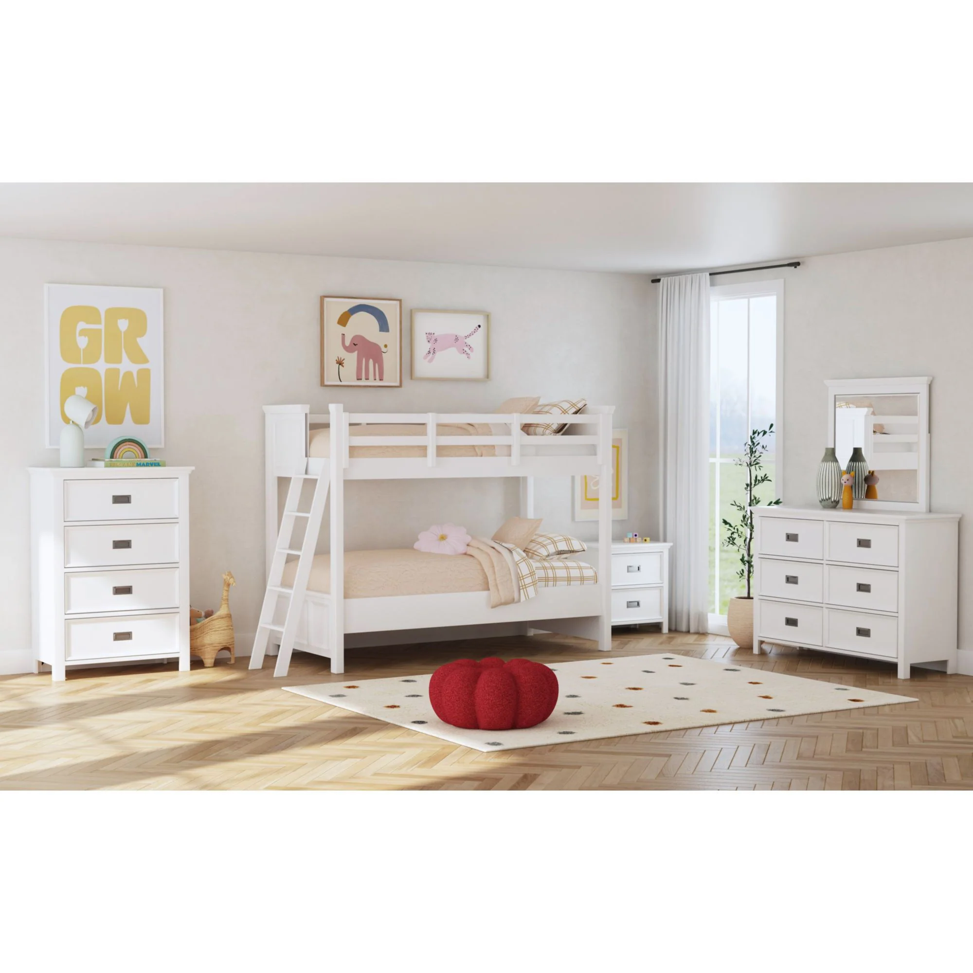Hampton Kids - Bunk Bed With Ladder - Image 3