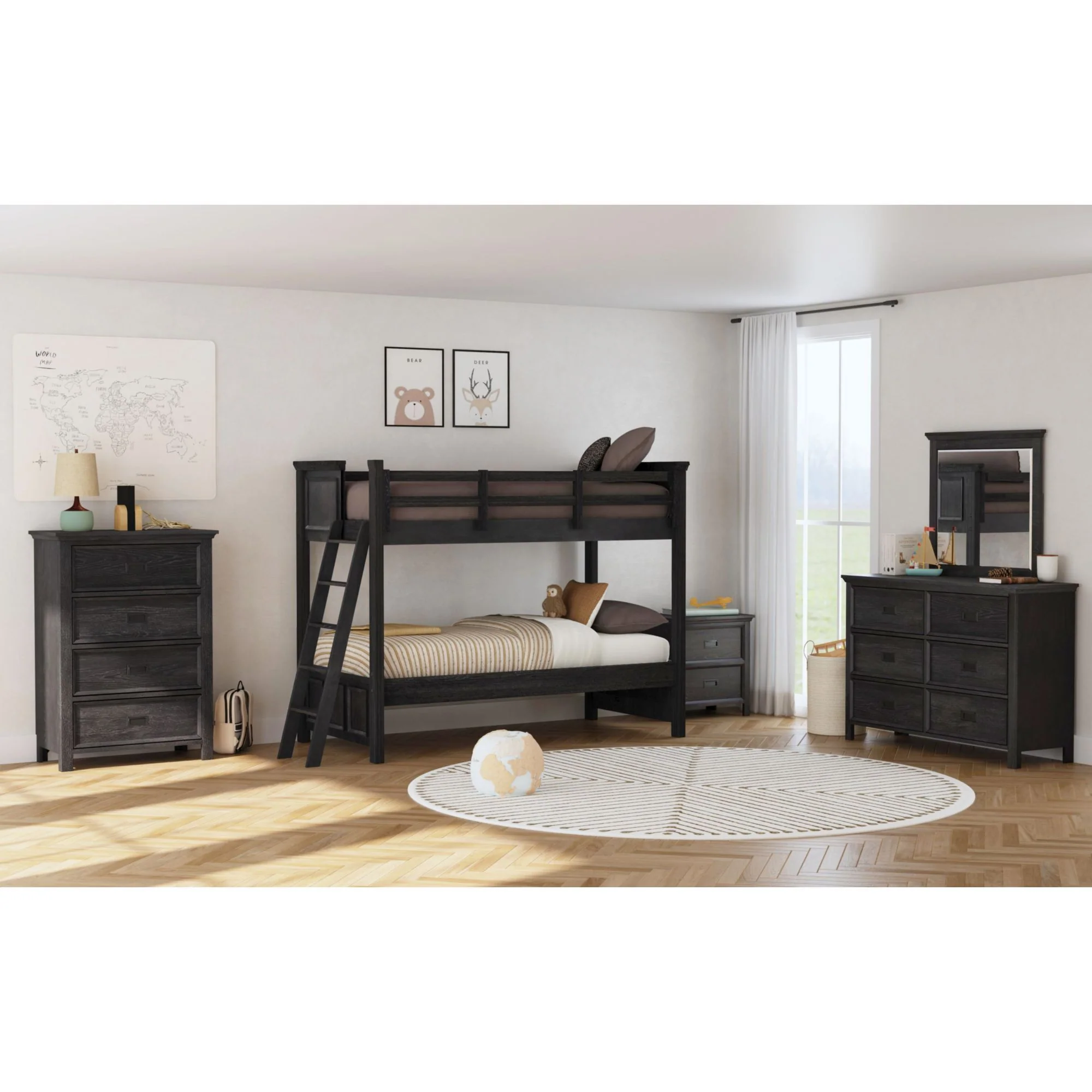 Hampton Kids - Bunk Bed With Ladder - Image 4