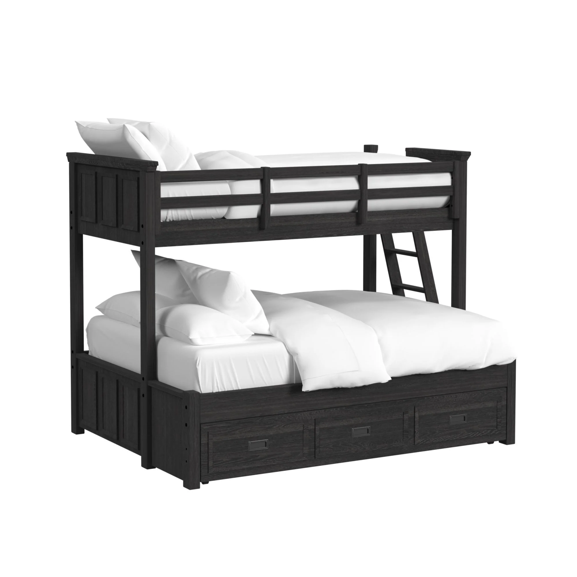 Hampton Kids - Bunk With Ladder And Trundle Bedroom Set - Image 11