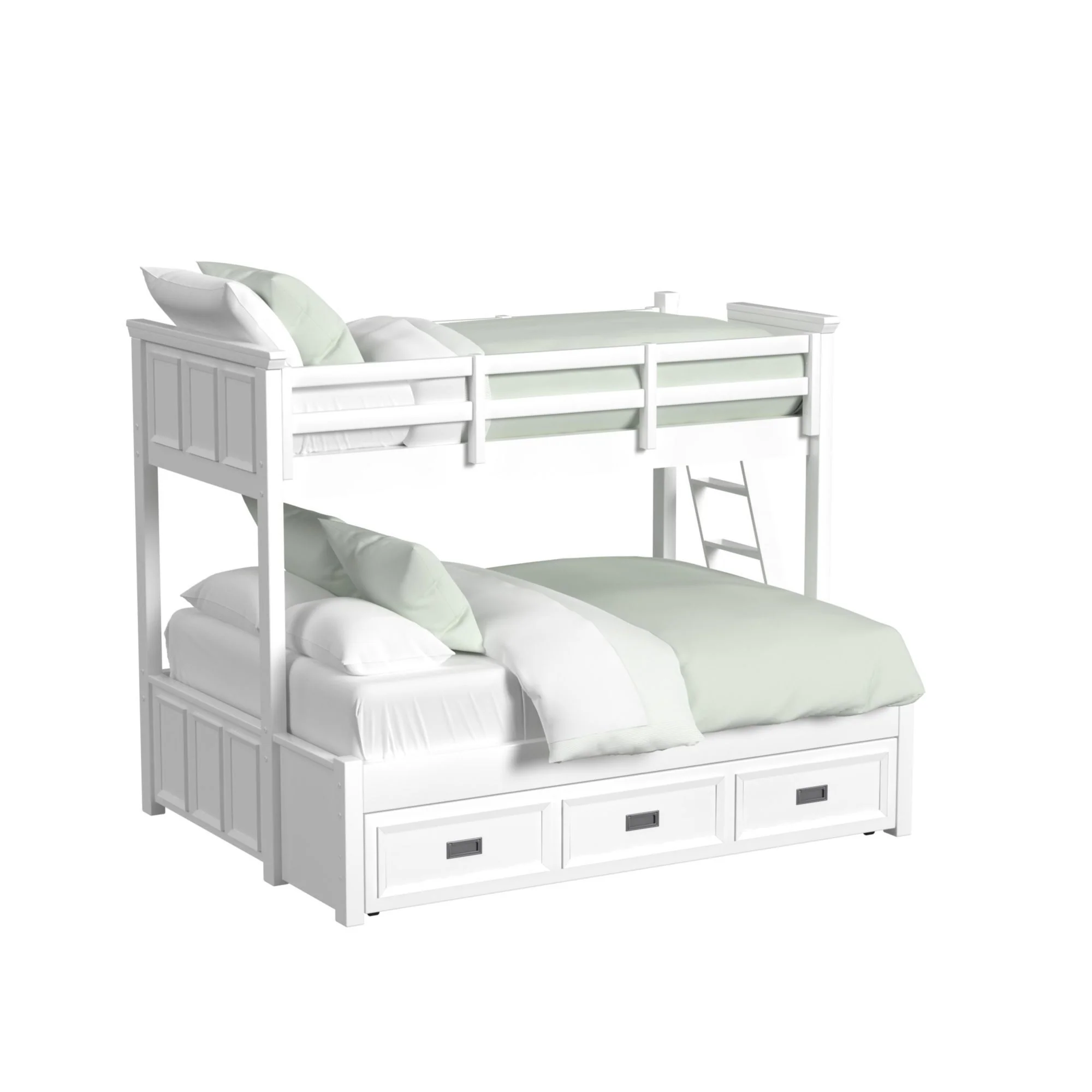Hampton Kids - Bunk With Ladder And Trundle Bedroom Set - Image 14