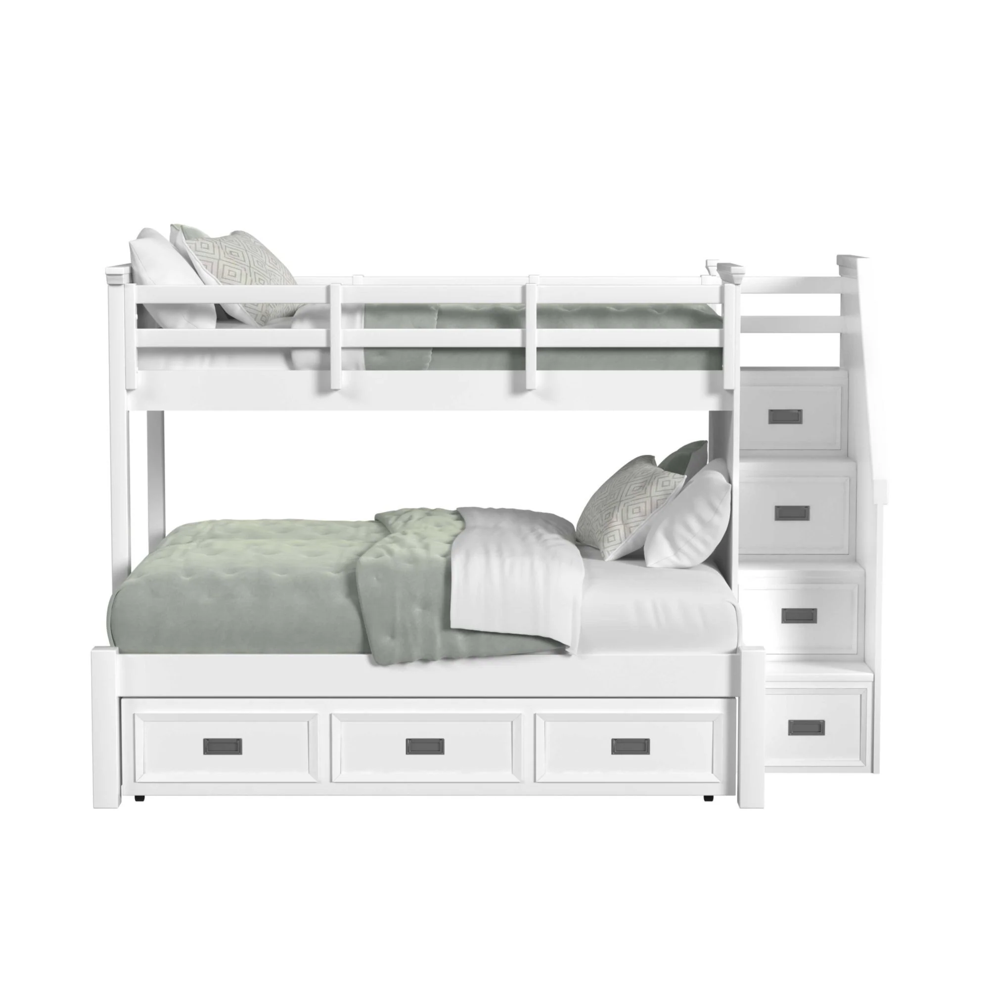 Hampton Kids - Bunk With Staircase And Trundle - Image 11
