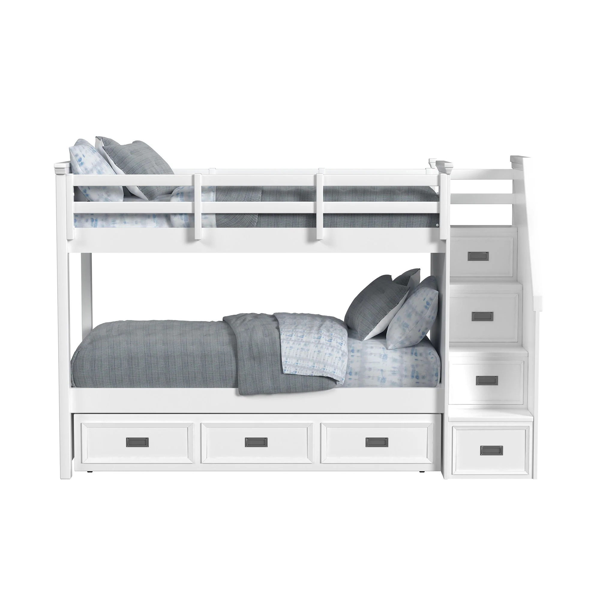 Hampton Kids - Bunk With Staircase And Trundle - Image 5