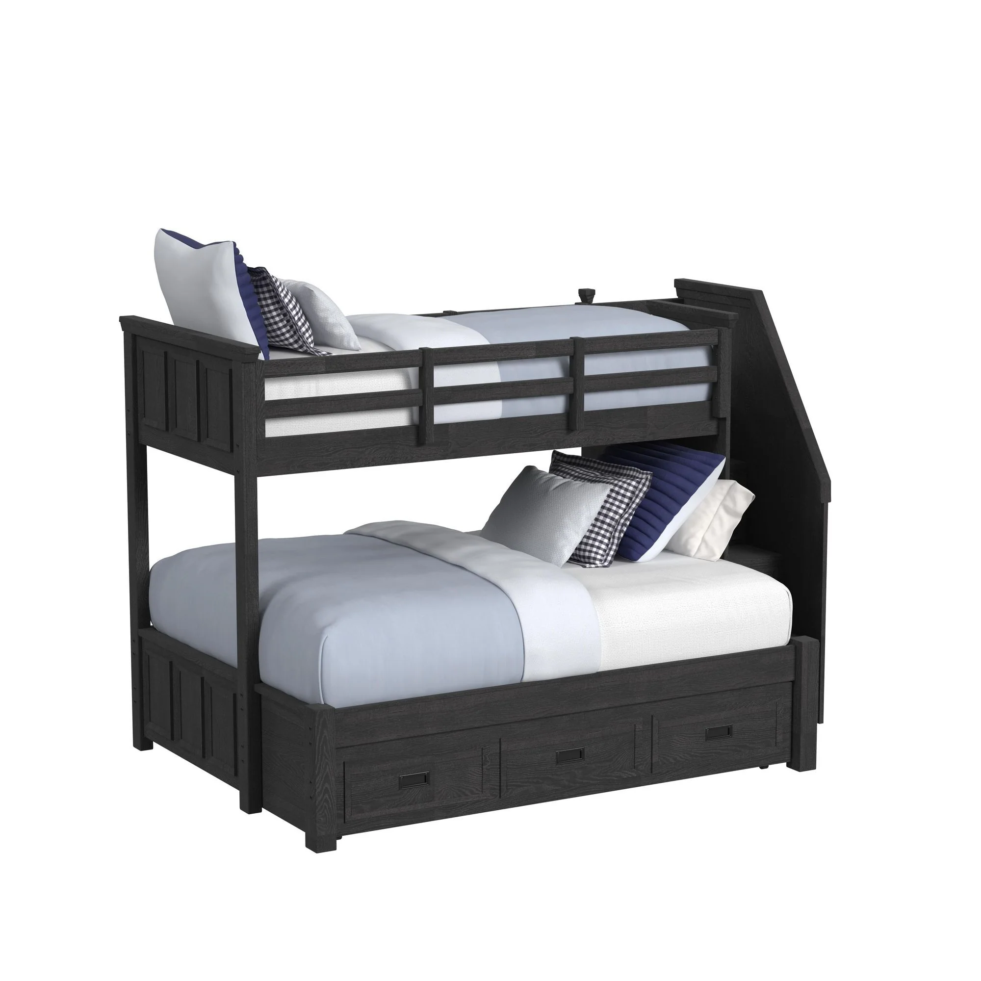 Hampton Kids - Bunk With Staircase And Trundle Bedroom Set - Image 14