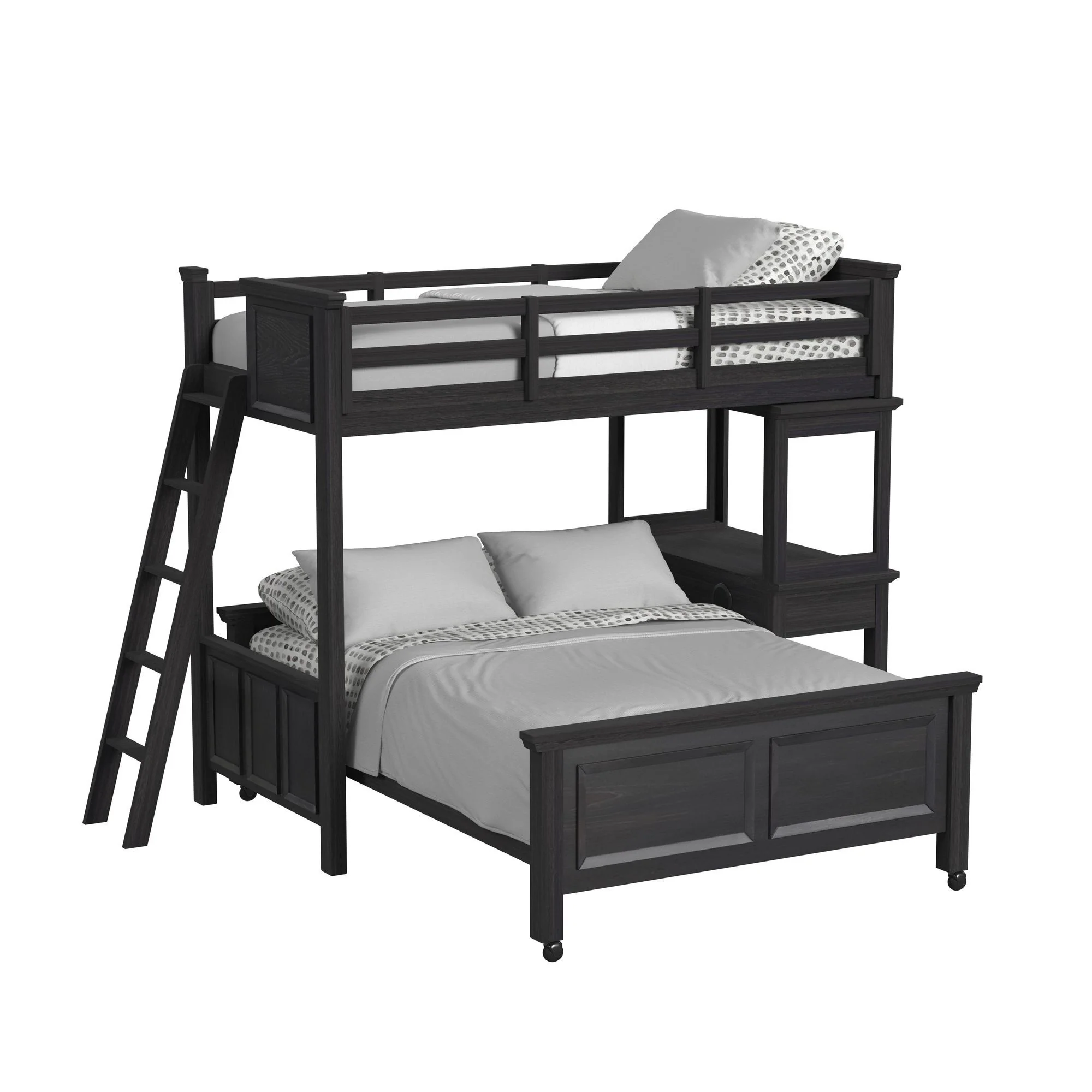 Hampton Kids - Loft With Ladder And Desk With Speaker Bedroom Set - Image 16