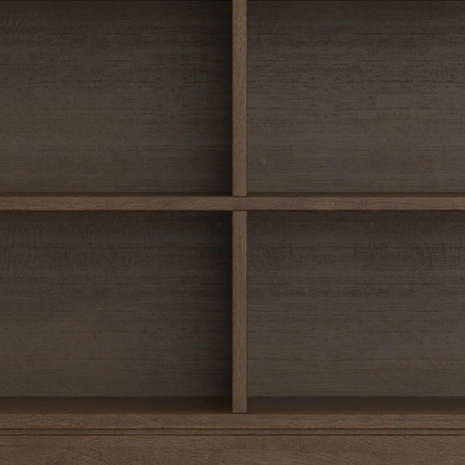 Harper - 4 Shelf Low Bookcase - Walnut Brown - Image 4