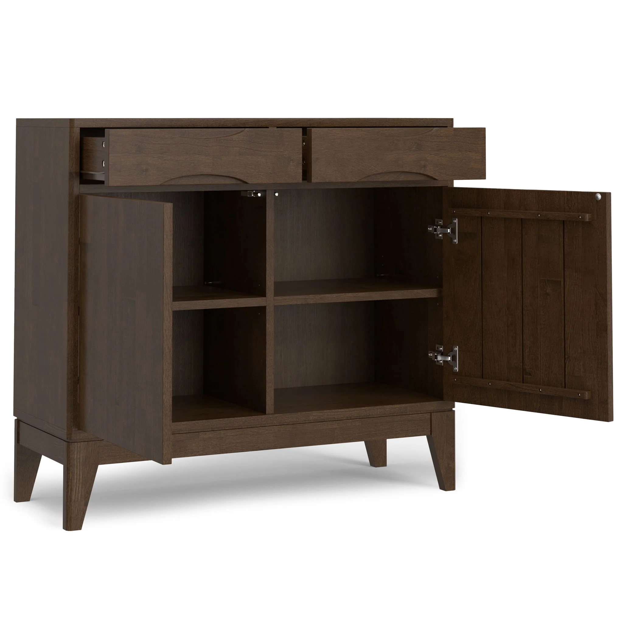 Harper - Entryway Storage Cabinet - Walnut Brown - Image 4