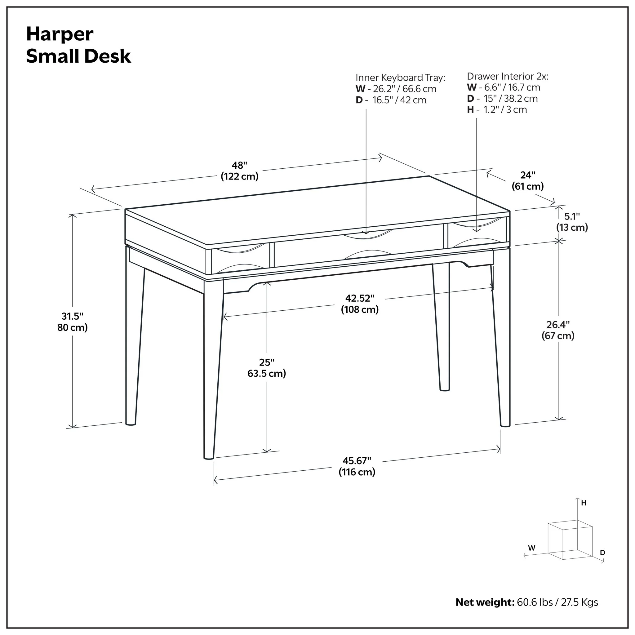 Harper - Handcrafted Desk - Image 11