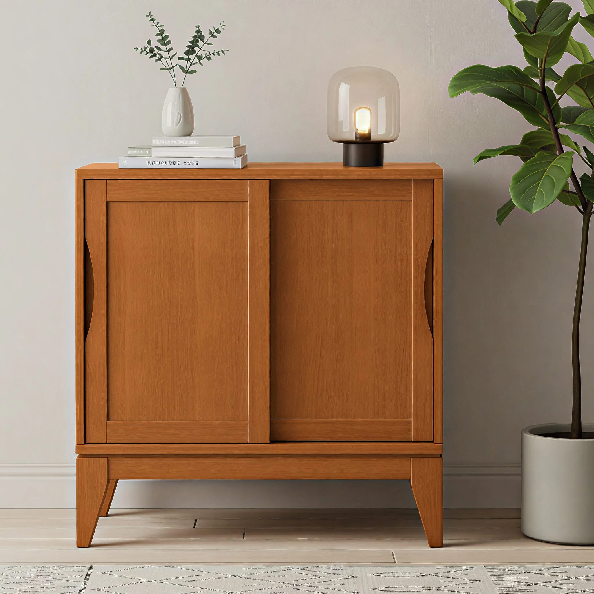 Harper - Low Storage Handcrafted Cabinet - Image 2