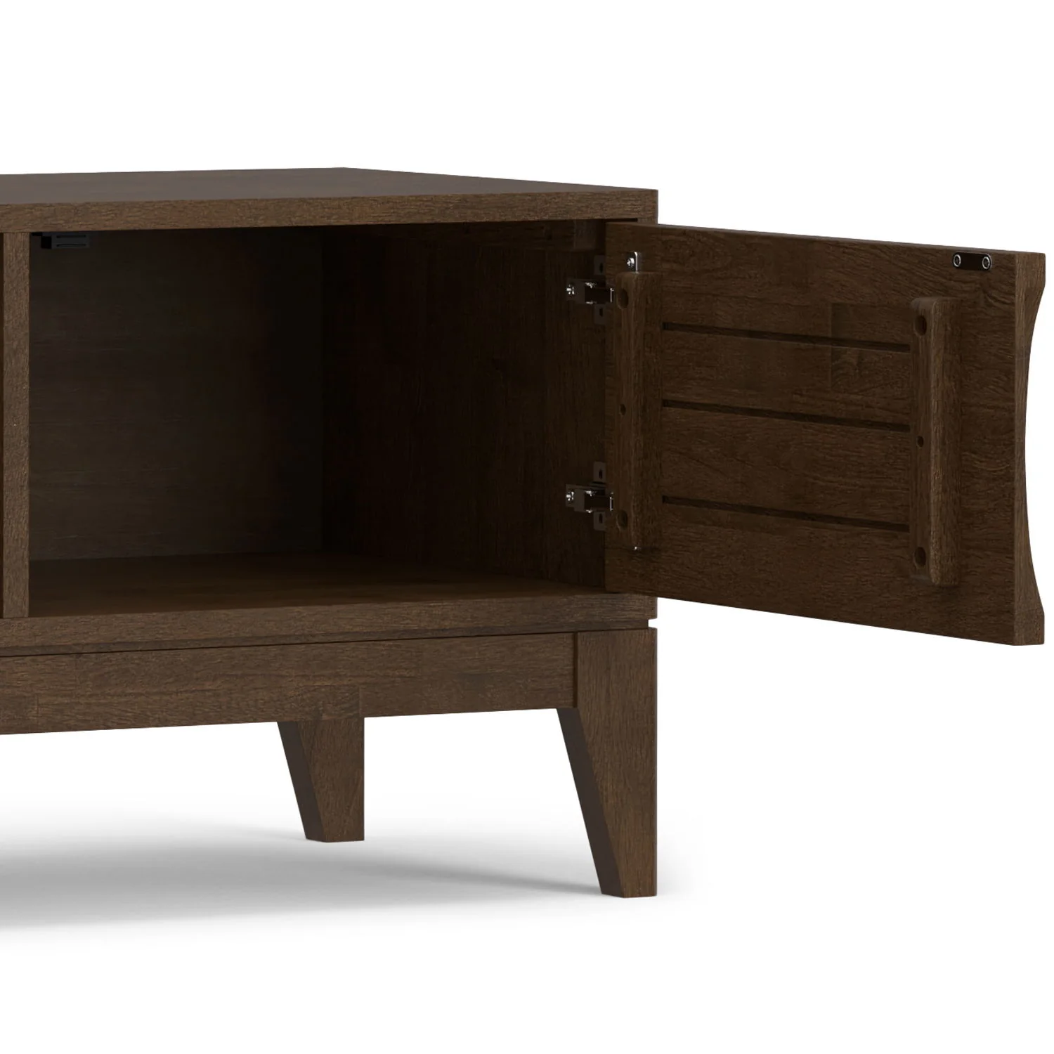 Harper - Low TV Media Stand - Walnut Brown - Image 4