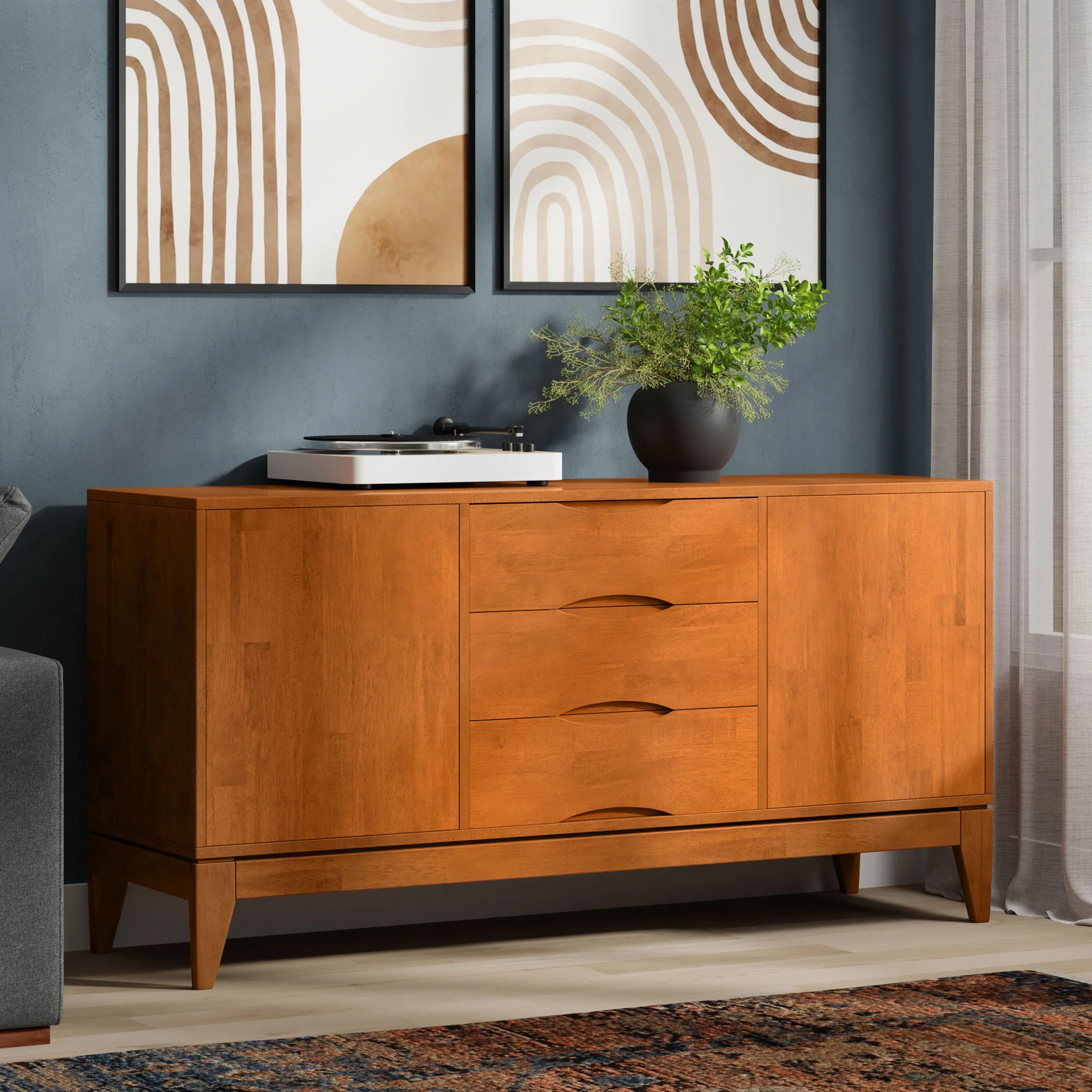 Harper - Sideboard Buffet - Brown - Image 3