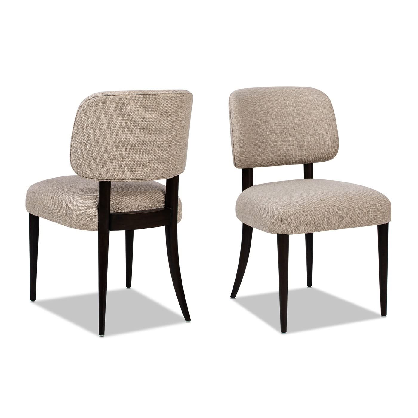 Harriet - Split Back Upholstered Dining Side Chair (Set of 2) - Merino Gray - Image 3