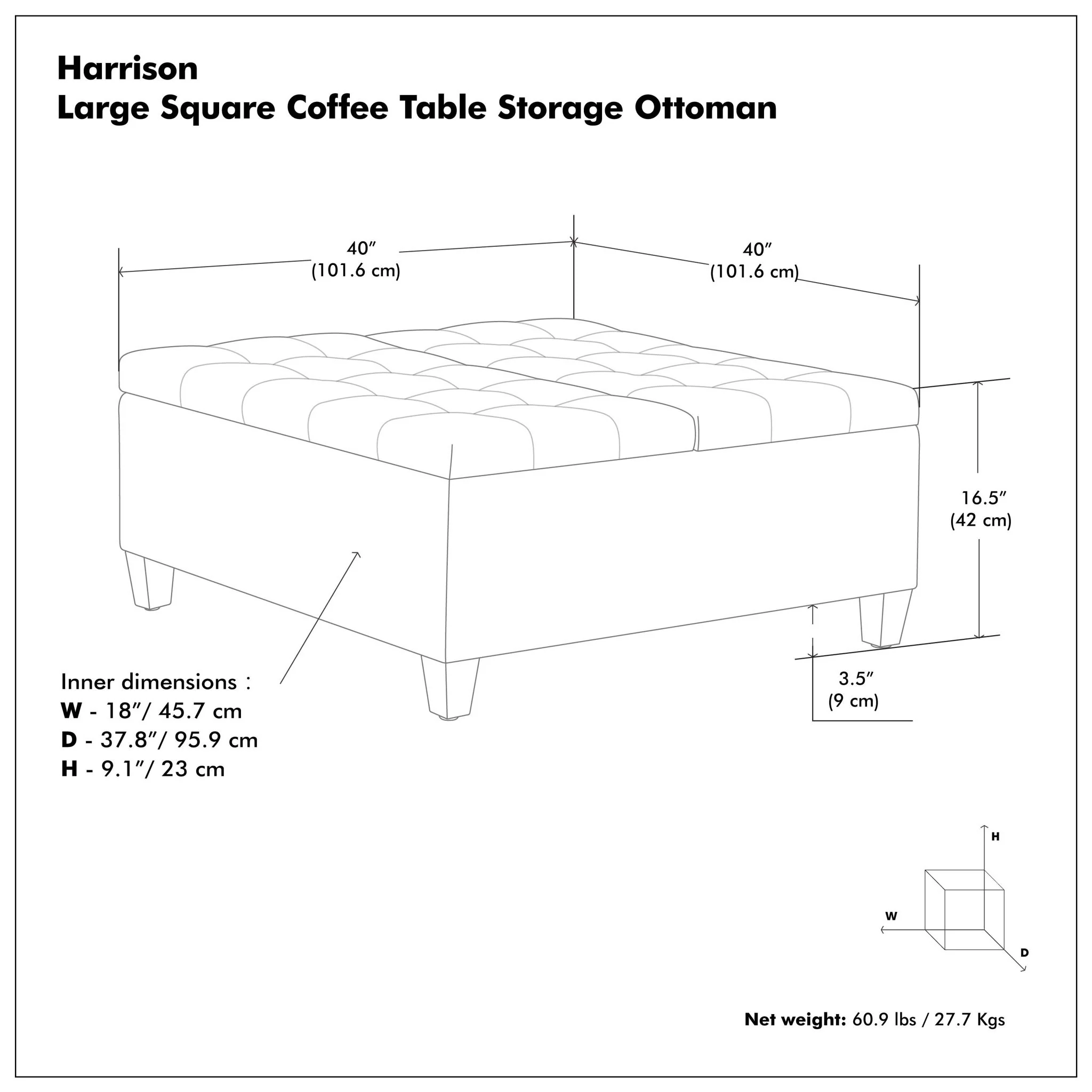 Harrison - Upholstered Coffee Table Storage Ottoman - Image 83