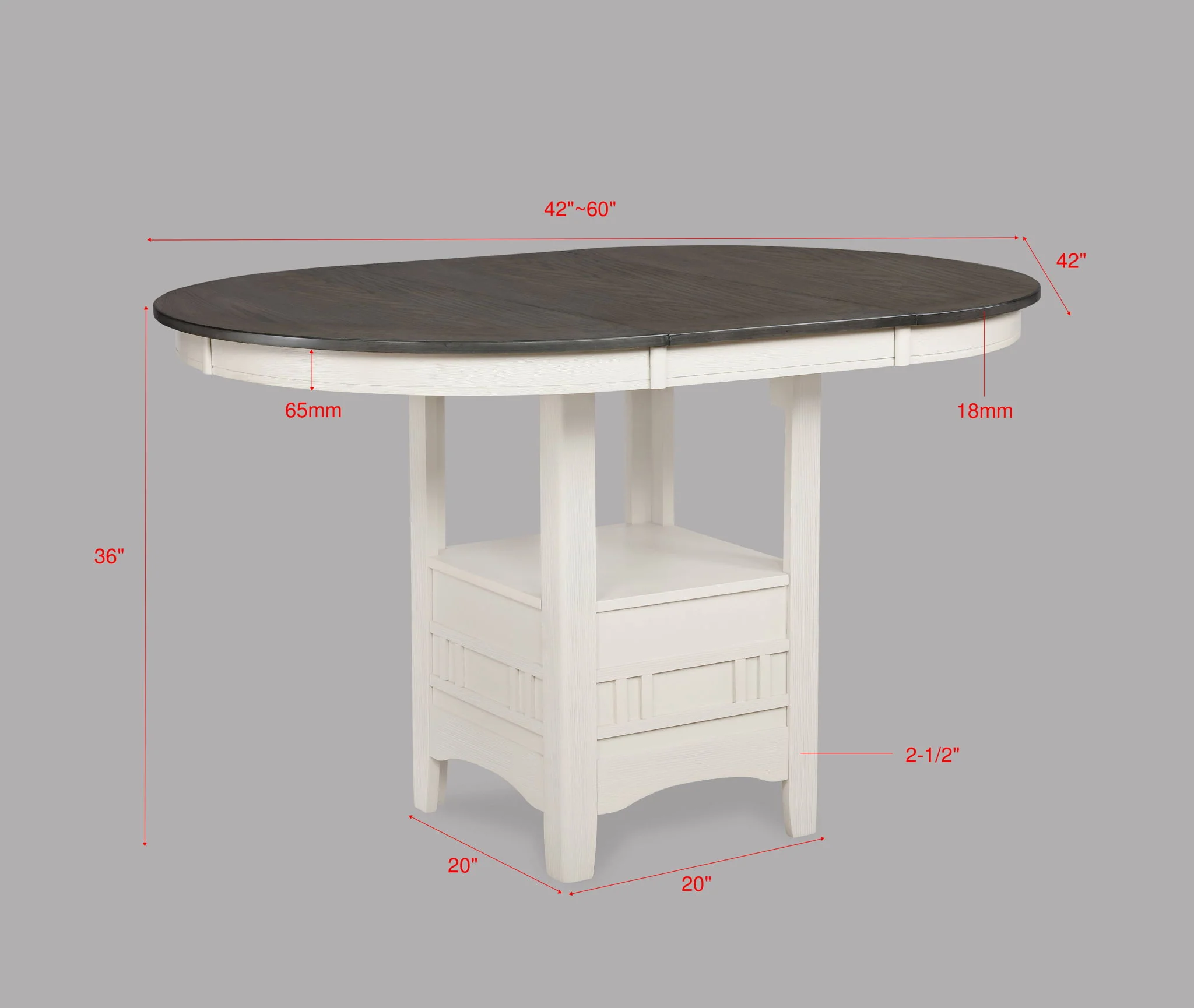 Hartwell - 5 Piece Dining Room Set - White - Image 4