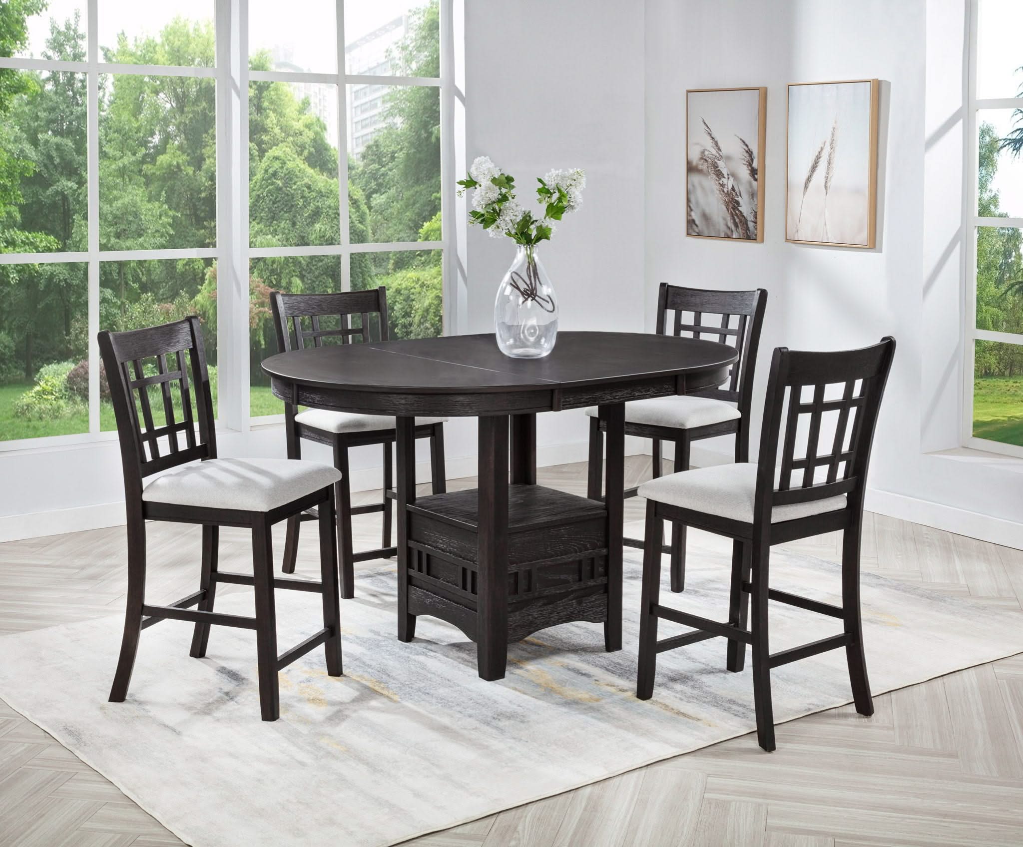 Hartwell - Counter Height Chair (Set of 2) - Charcoal Black - Image 3