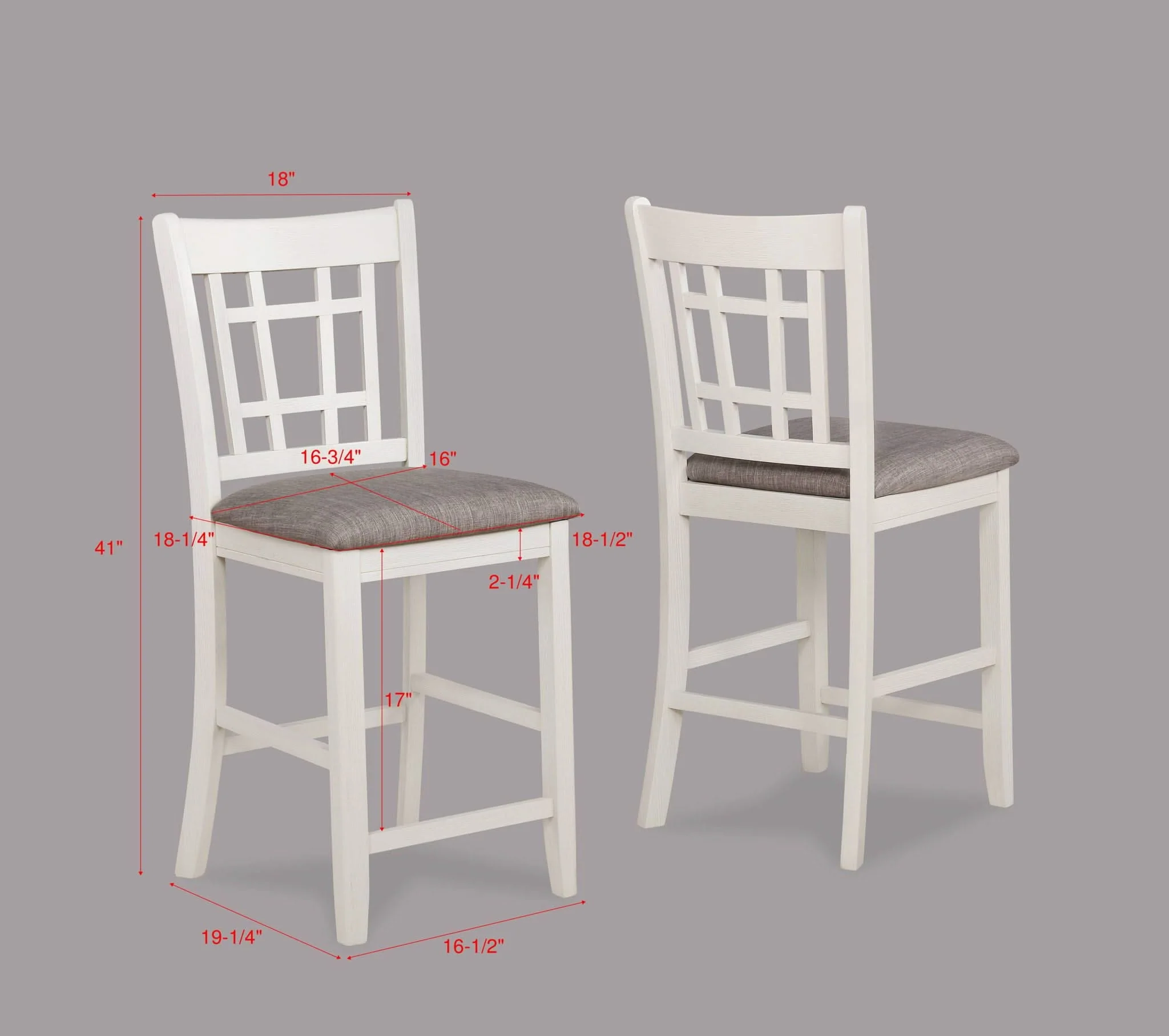 Hartwell - Counter Height Chair (Set of 2) - White - Image 2