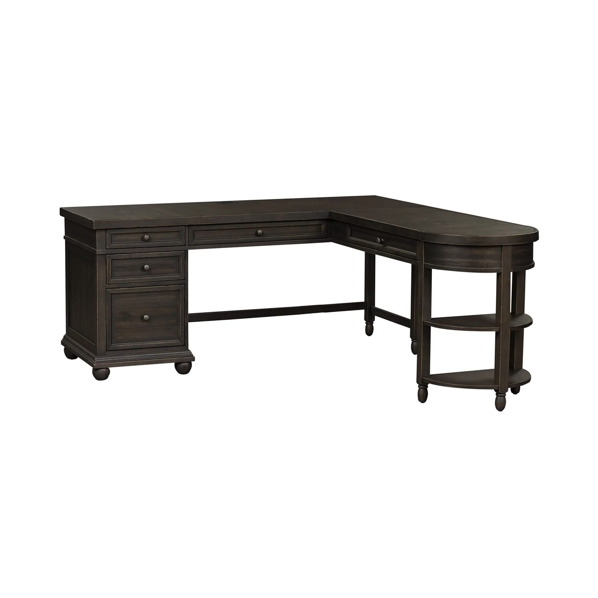 Harvest Home - L Shaped Desk - Chalkboard - Image 2
