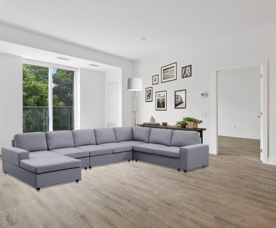 Hayden - 7 Seat Reversible Modular Sectional Sofa Chaise - Image 2