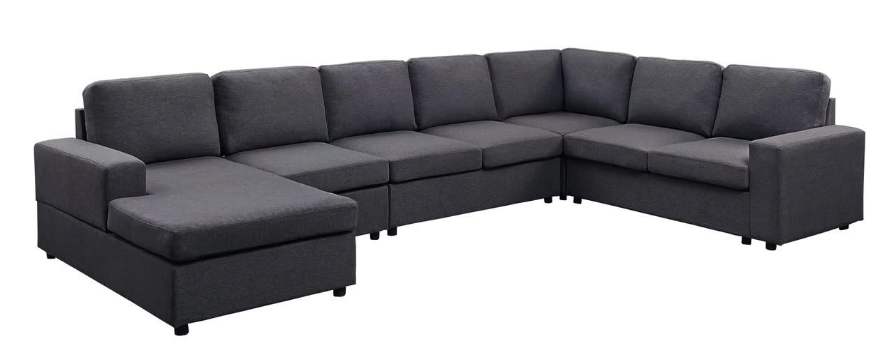 Hayden - 7 Seat Reversible Modular Sectional Sofa Chaise - Image 6