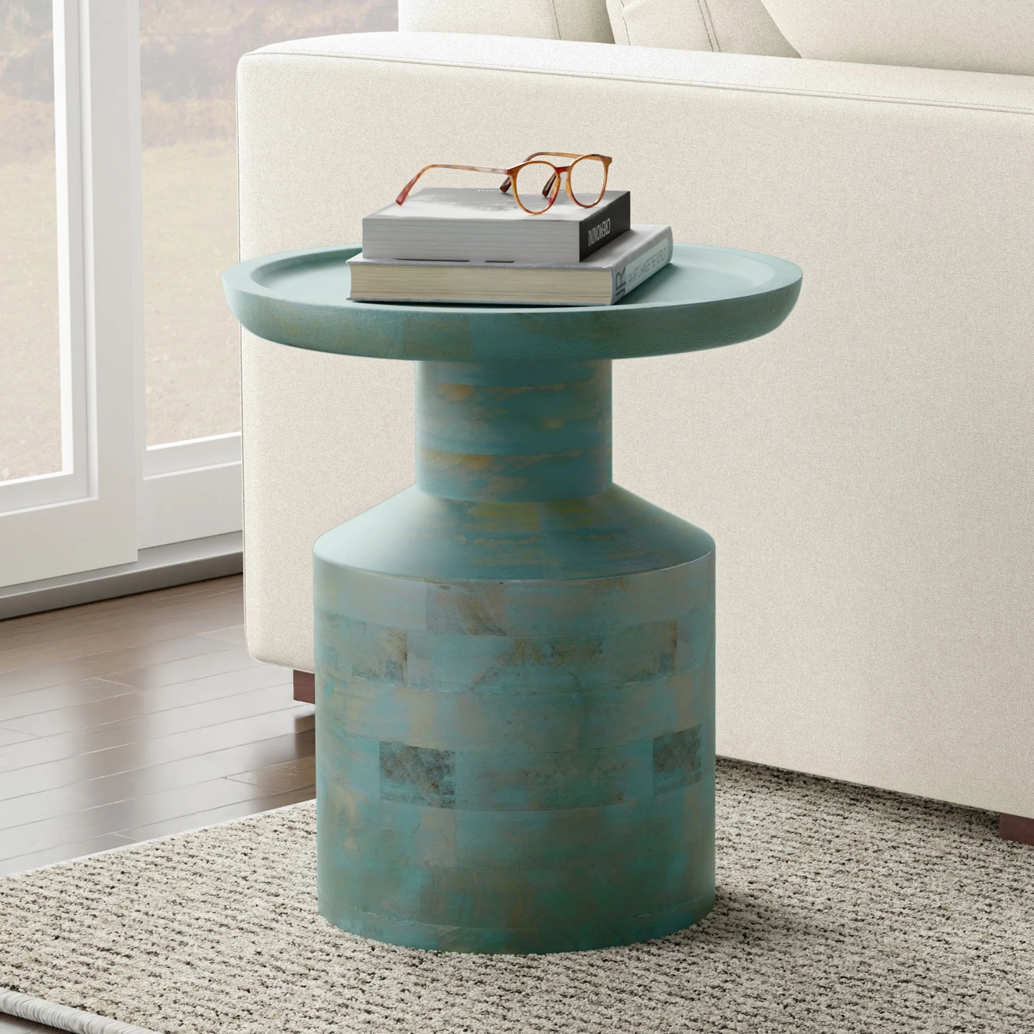 Haynes - Handcrafted Wooden Accent Table - Image 12