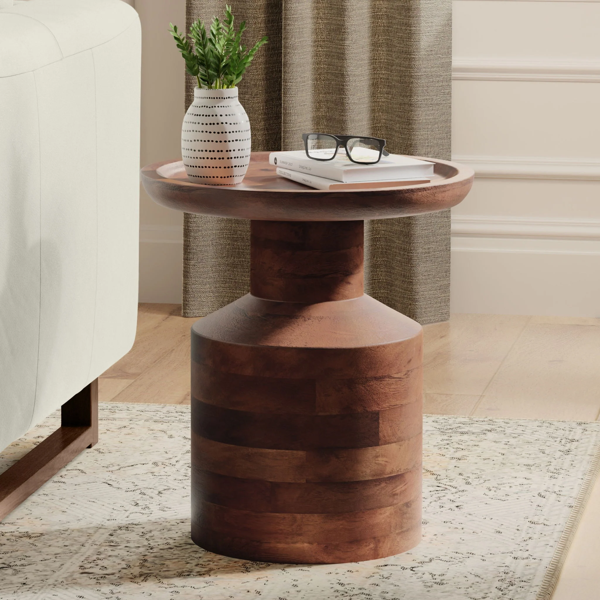 Haynes - Handcrafted Wooden Accent Table - Image 19