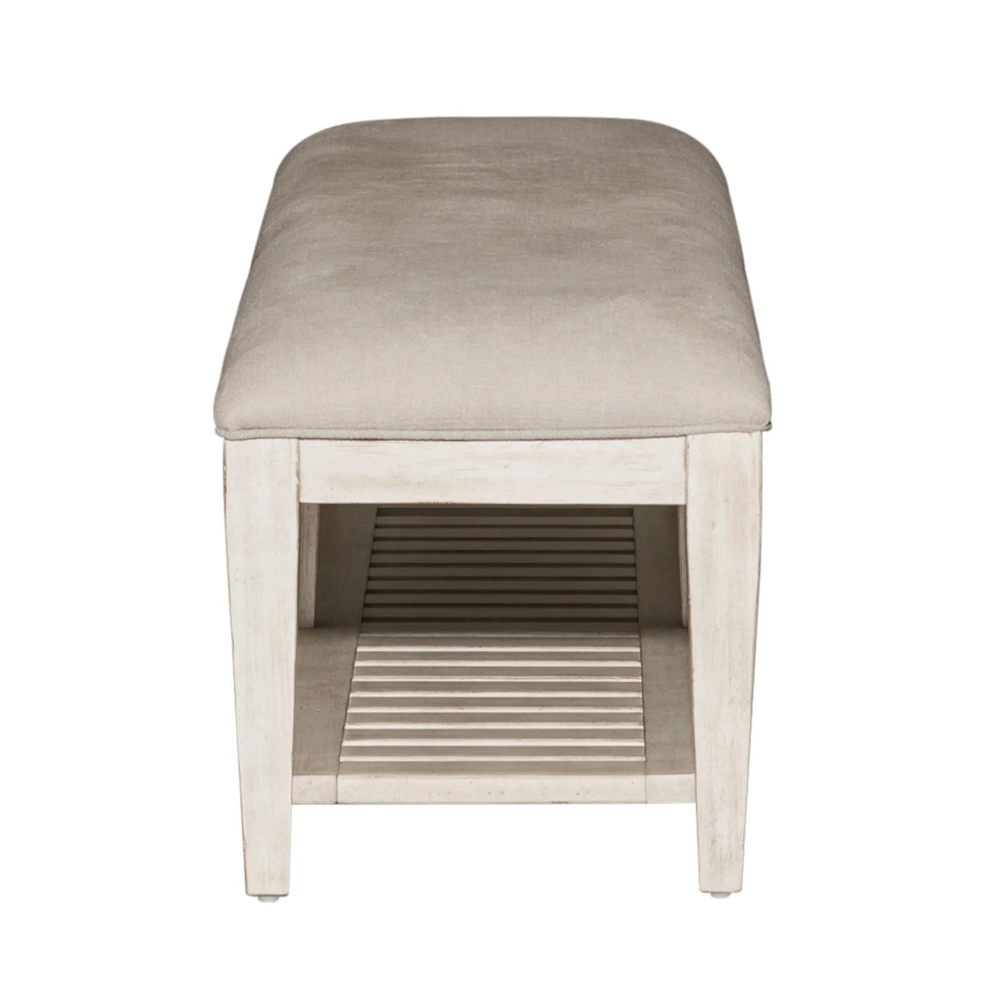 Heartland - Bed Bench - Antique White / Tobacco Tops - Image 3