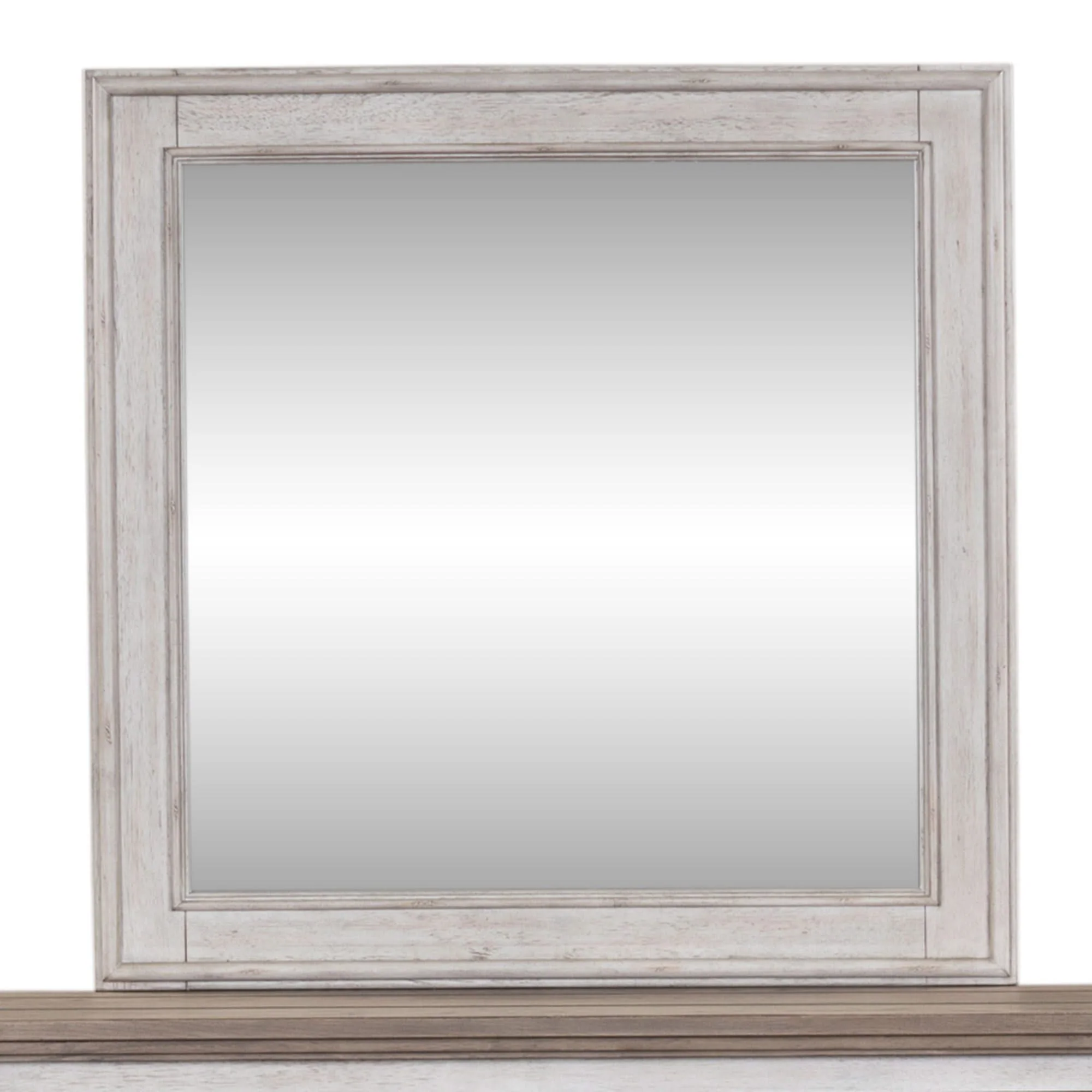Heartland - Landscape Mirror - Antique White / Tobacco Tops - Image 4