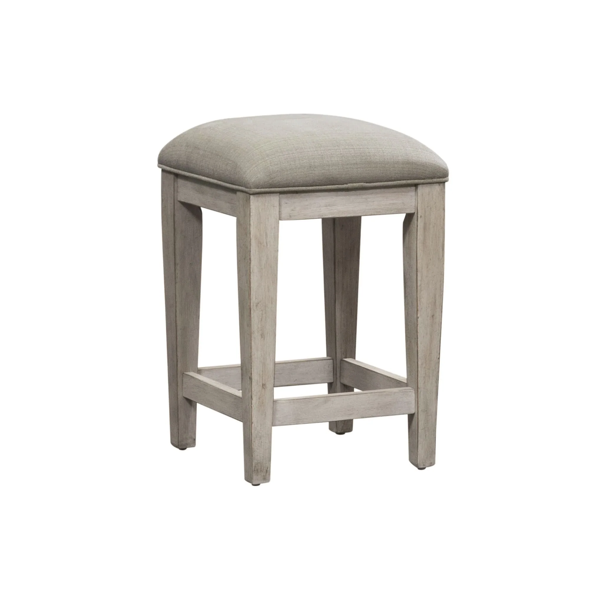 Heartland - Upholstered Console Stool - Antique White / Tobacco Tops - Image 2