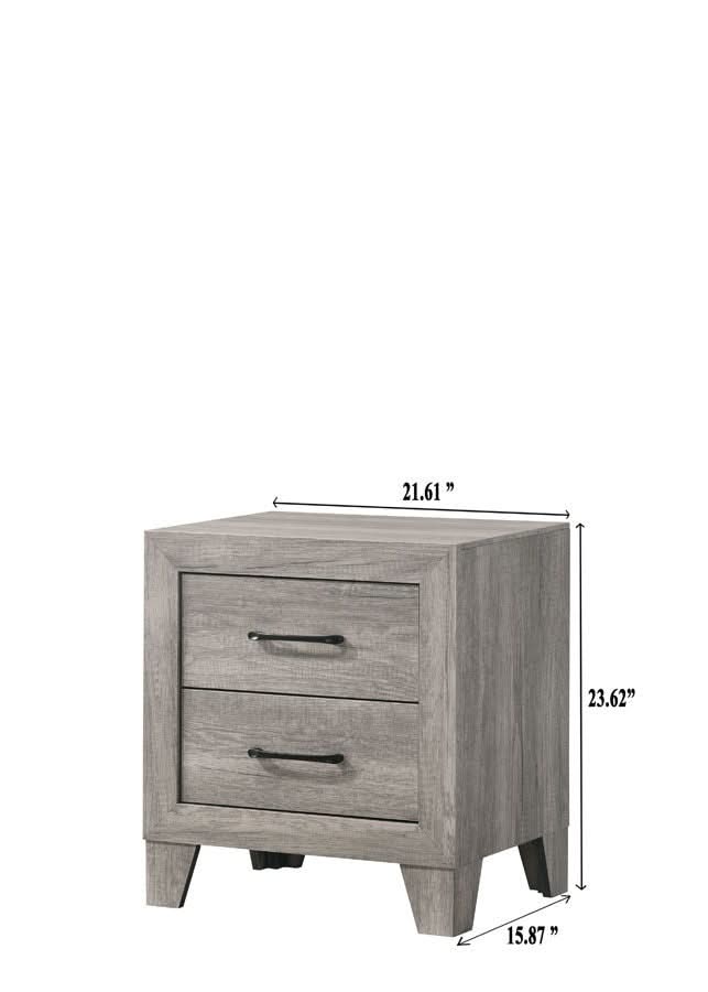 Hopkins - Nightstand - Gray - Image 4