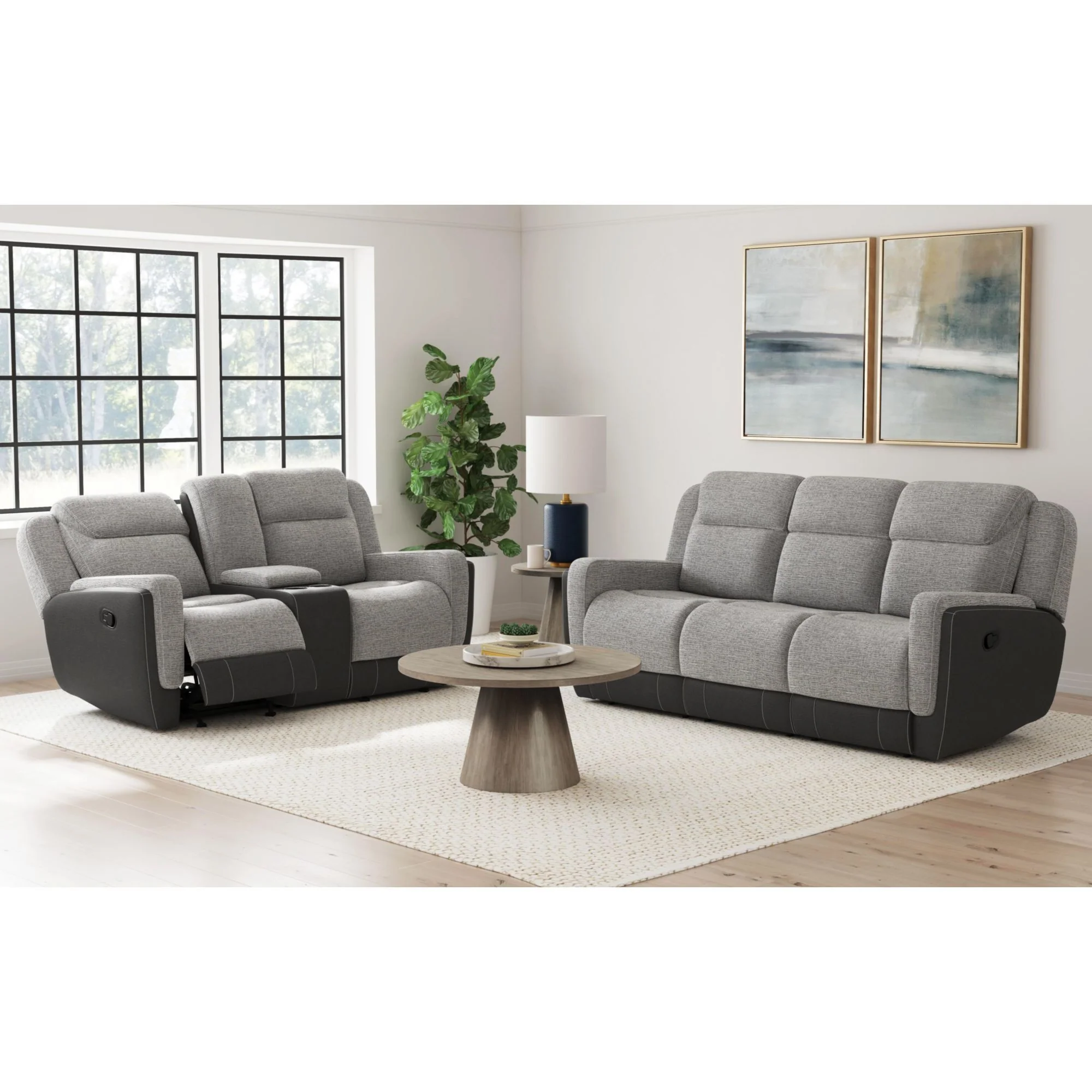 Hornet - Motion Glider Loveseat With Console - Image 5