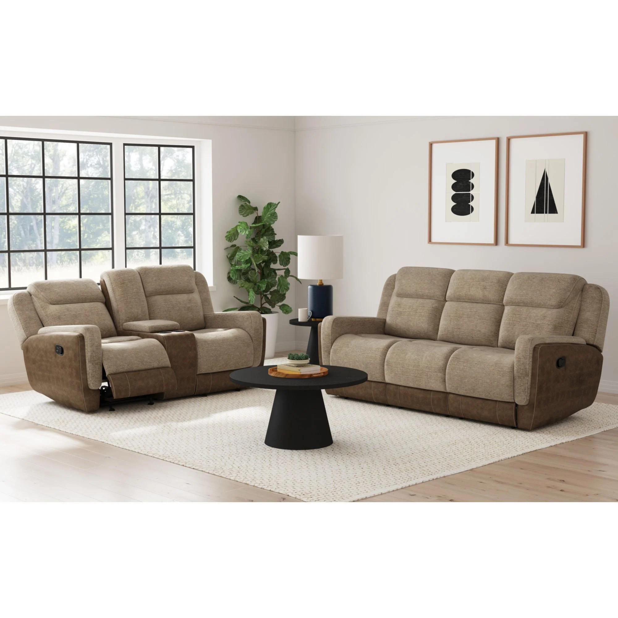 Hornet - Motion Glider Loveseat With Console - Image 6