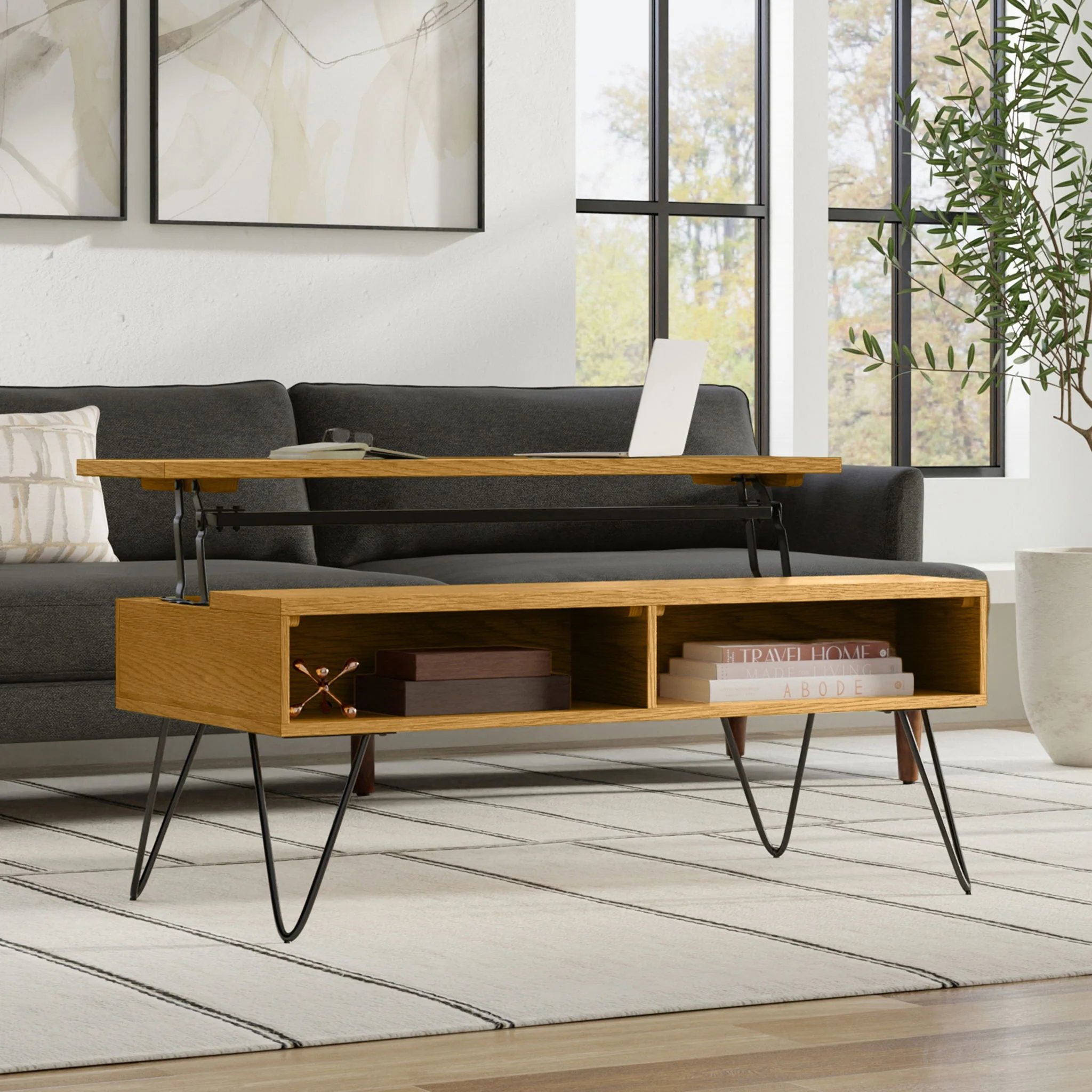 Hunter - Handcrafted Lift Top Coffee Table - Image 14