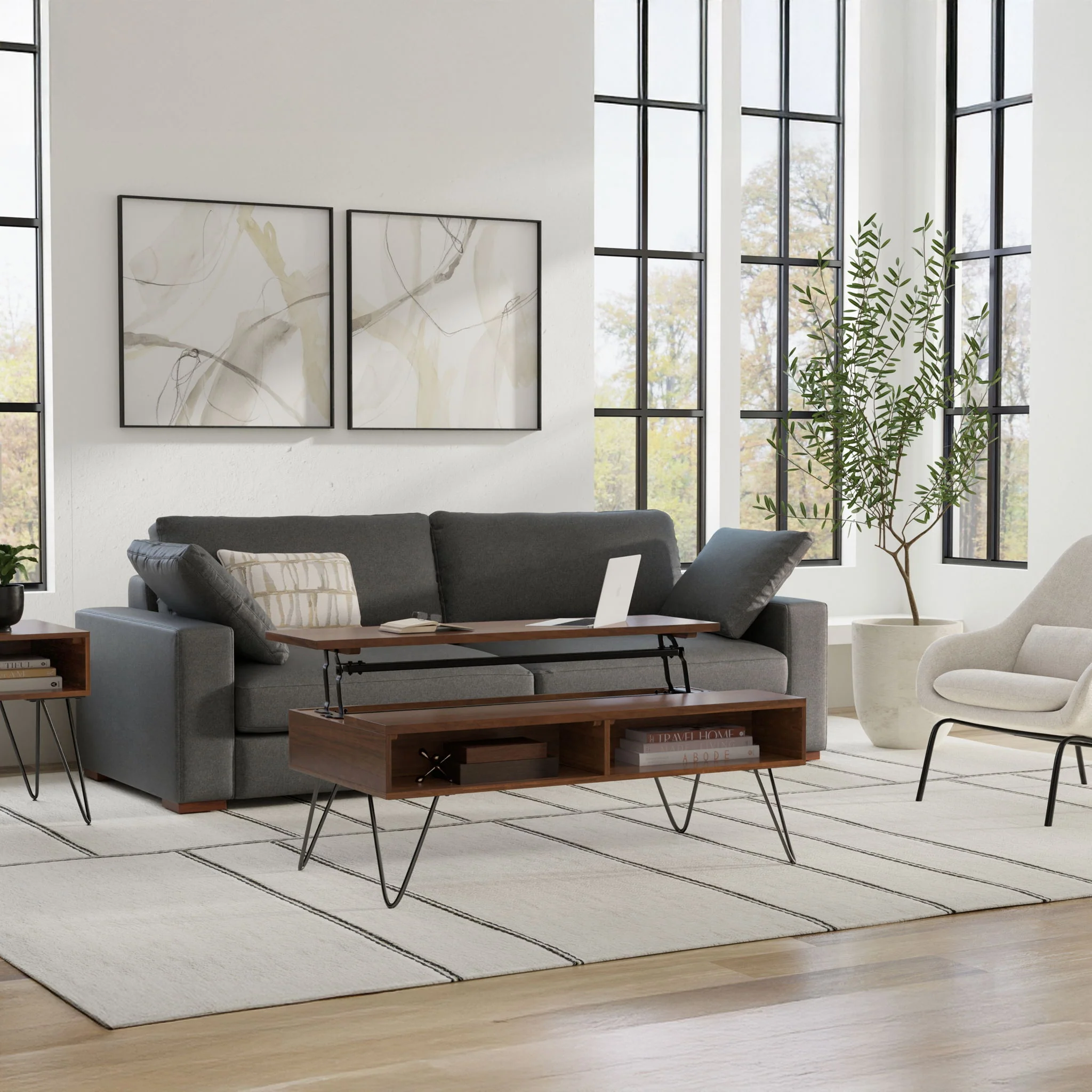 Hunter - Handcrafted Lift Top Coffee Table - Image 27