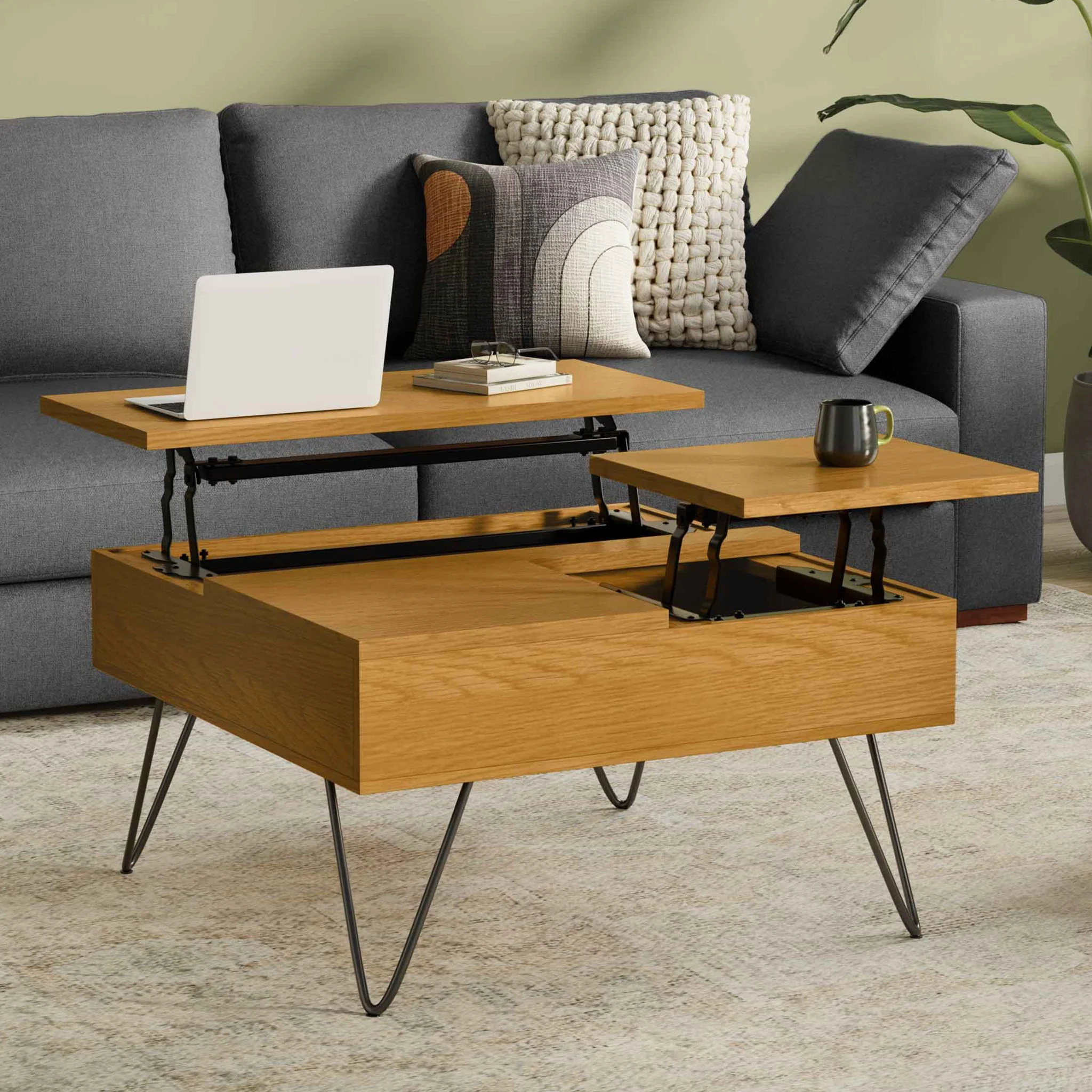 Hunter - Handcrafted Lift Top Coffee Table - Image 30