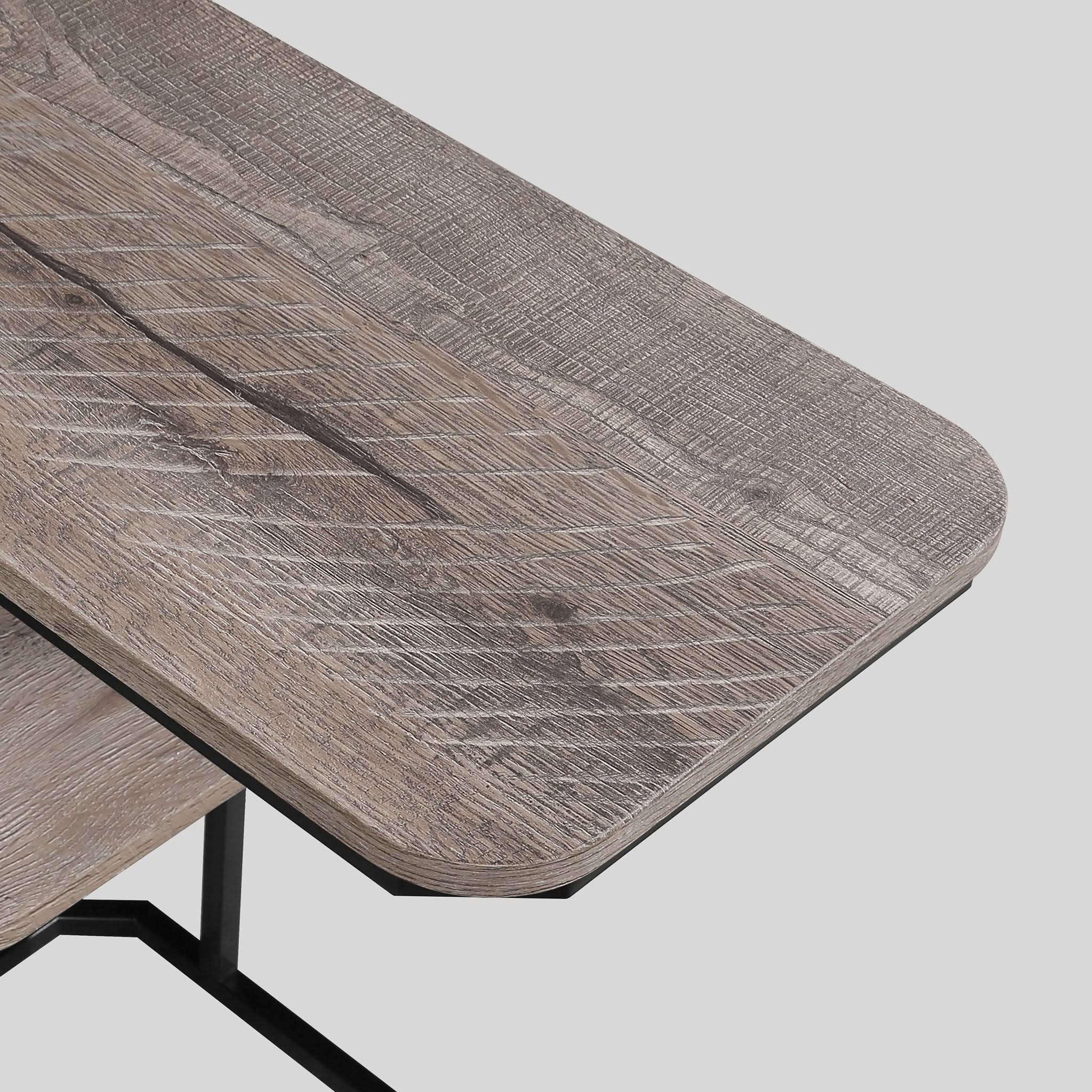 Ida - Chairside Table - Weathered Gray - Image 4