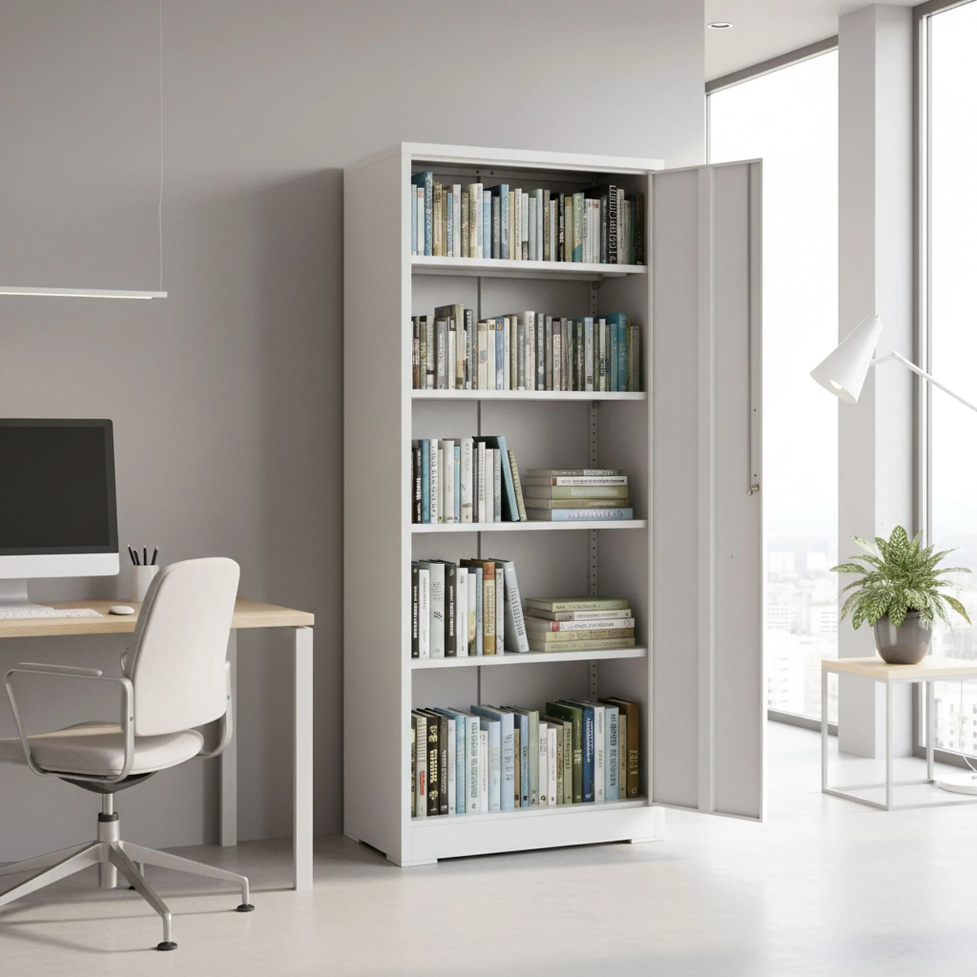 Ironclad - Storage Cabinet With Locking Doors And 4 Adjustable Shelves - Image 10