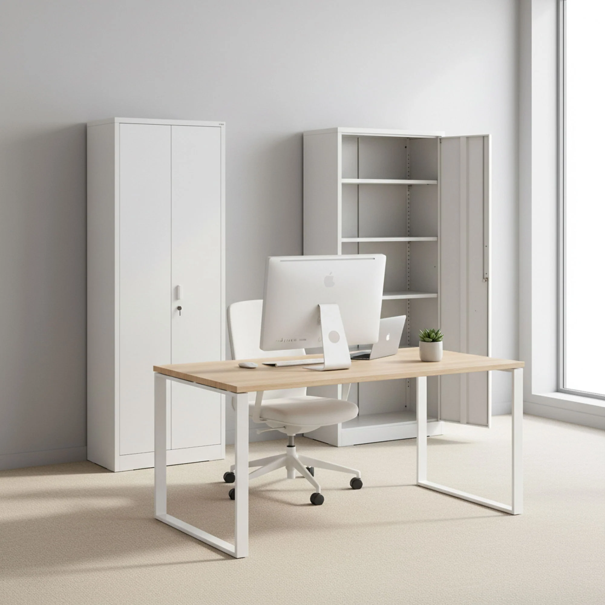 Ironclad - Storage Cabinet With Locking Doors And 4 Adjustable Shelves - Image 4
