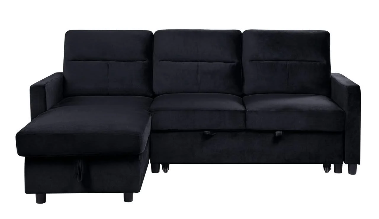 Ivy - Reversible Sleeper Sectional Sofa With Storage Chaise And Side Pocket - Image 4