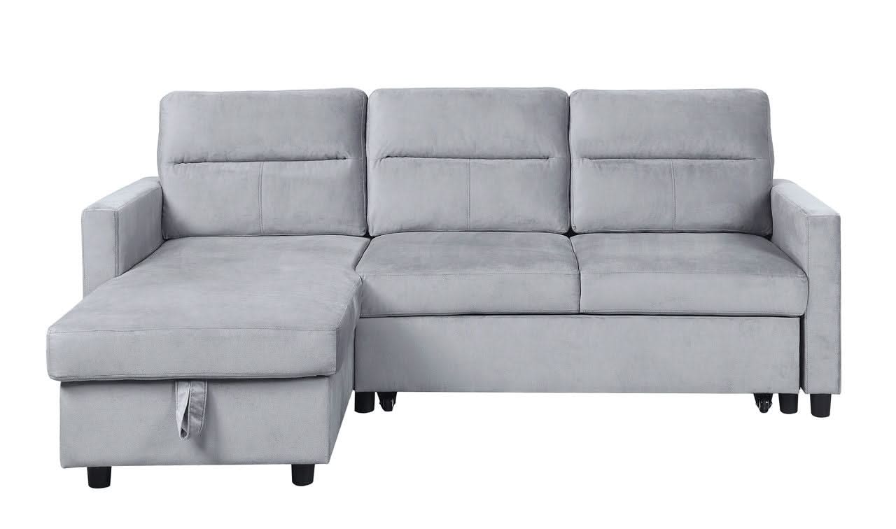 Ivy - Reversible Sleeper Sectional Sofa With Storage Chaise And Side Pocket - Image 8
