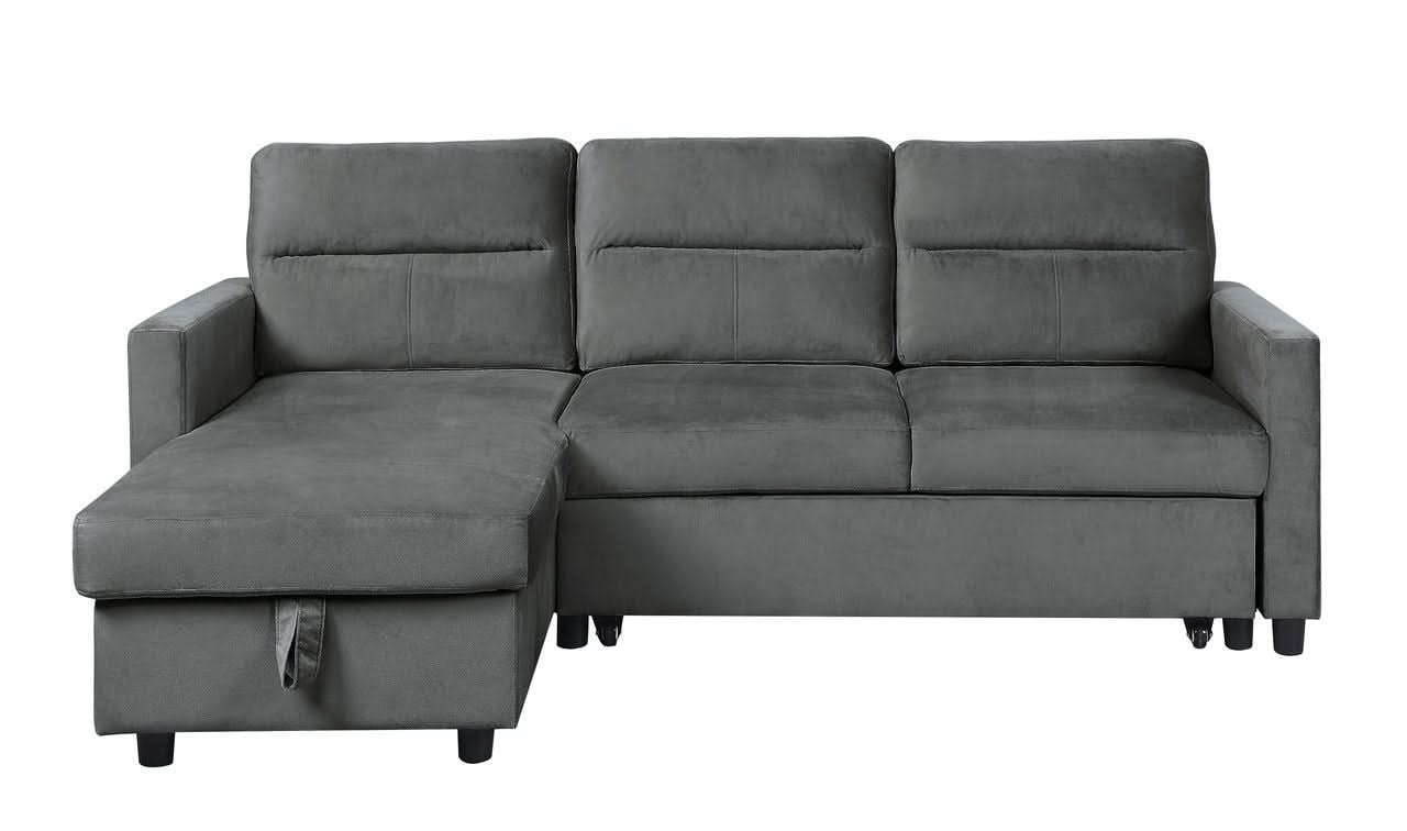 Ivy - Reversible Sleeper Sectional Sofa With Storage Chaise And Side Pocket - Image 9