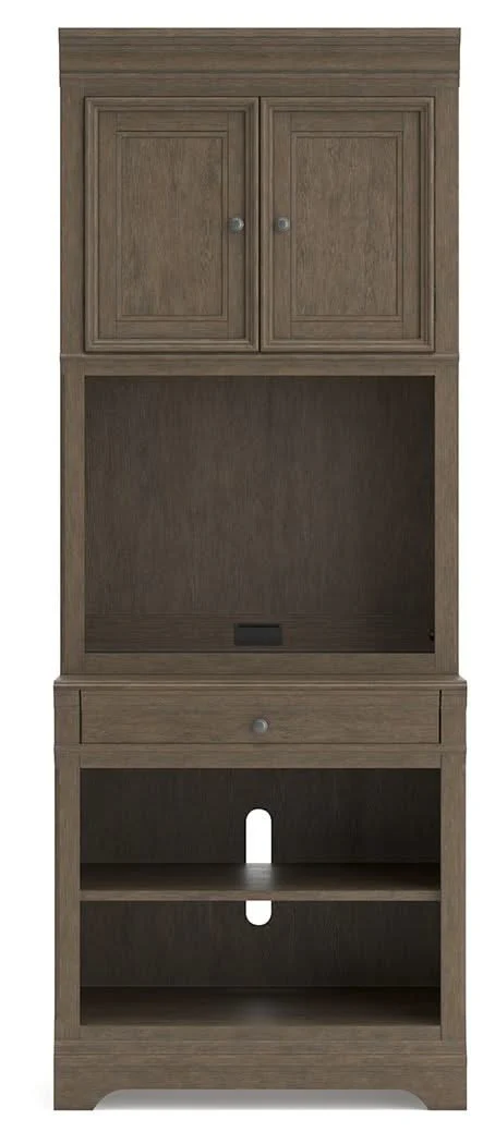 Janismore - Bookcase - Weathered Gray - Image 2