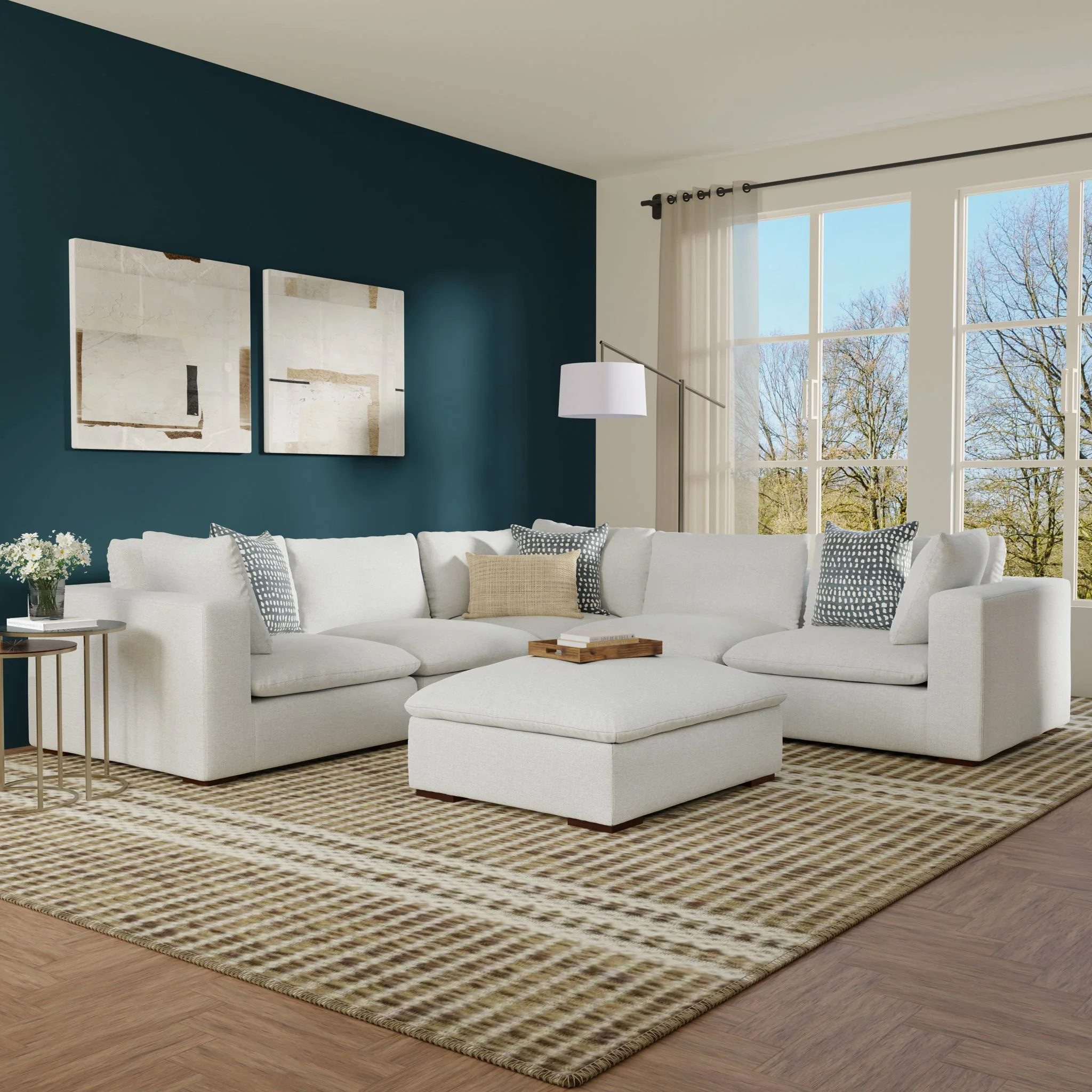 Jasmine - Handcrafted Sofa And Ottoman - Image 5