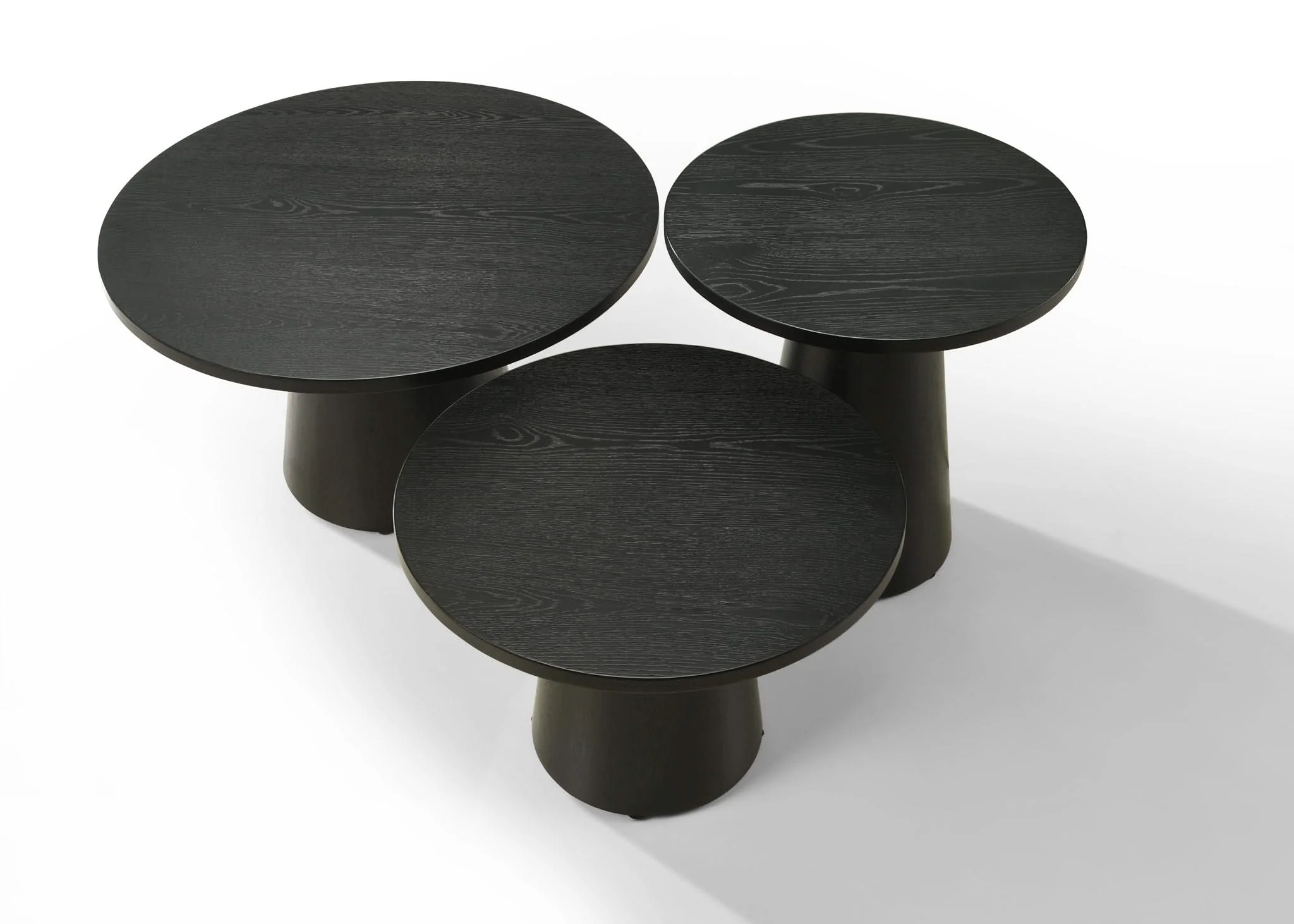 Jasper - 3 Piece Coffee, End, And Console Table (Set of 3) - Ebony Black - Image 3