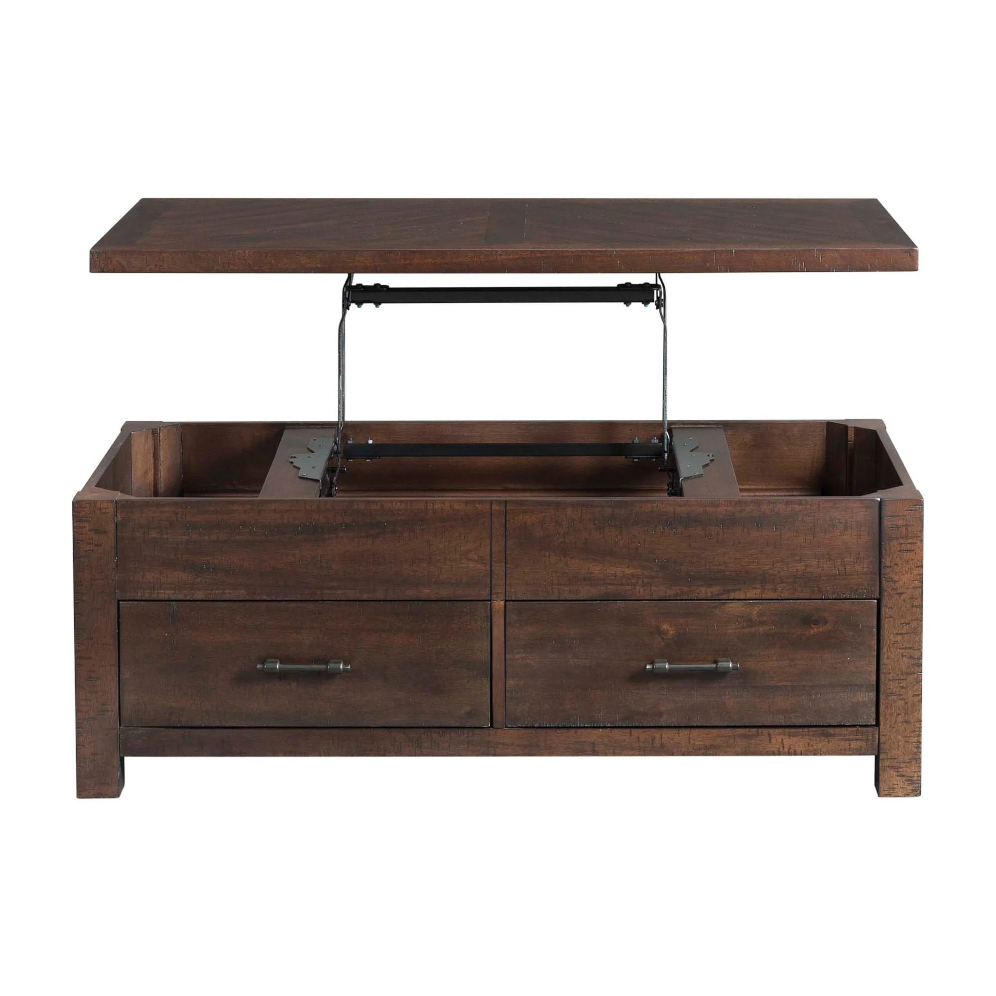 Jax - Lift Top Coffee Table - Dark Walnut - Image 2