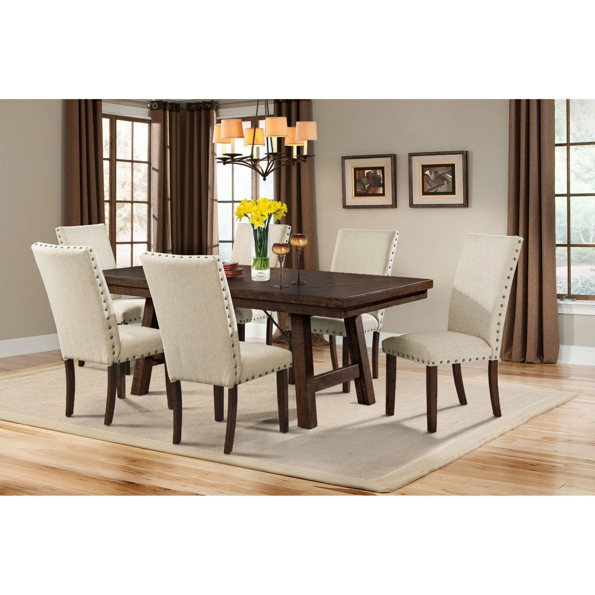 Jax - Upholstered Side Chair (Set of 2) - Cream - Image 4
