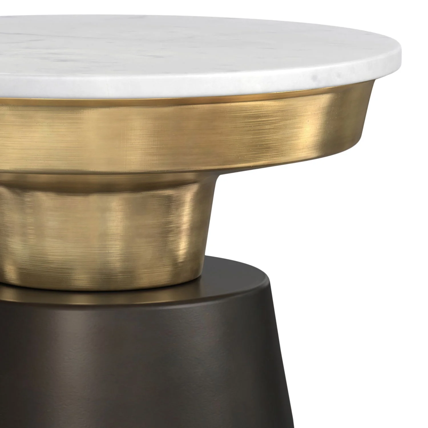 Jaxine - Side Table - Black / Gold - Image 3