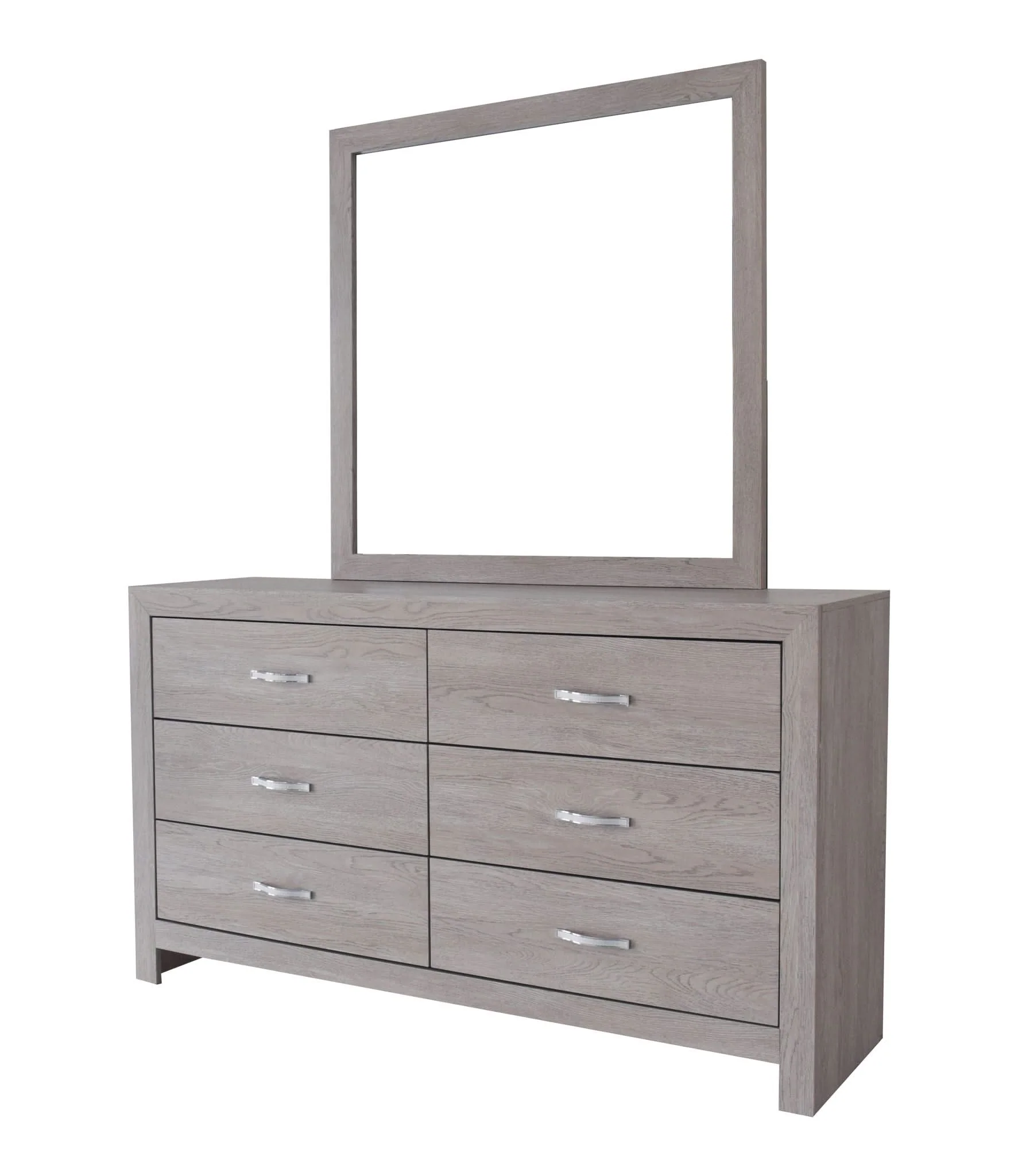 Jaylen - Dresser & Mirror - Gray